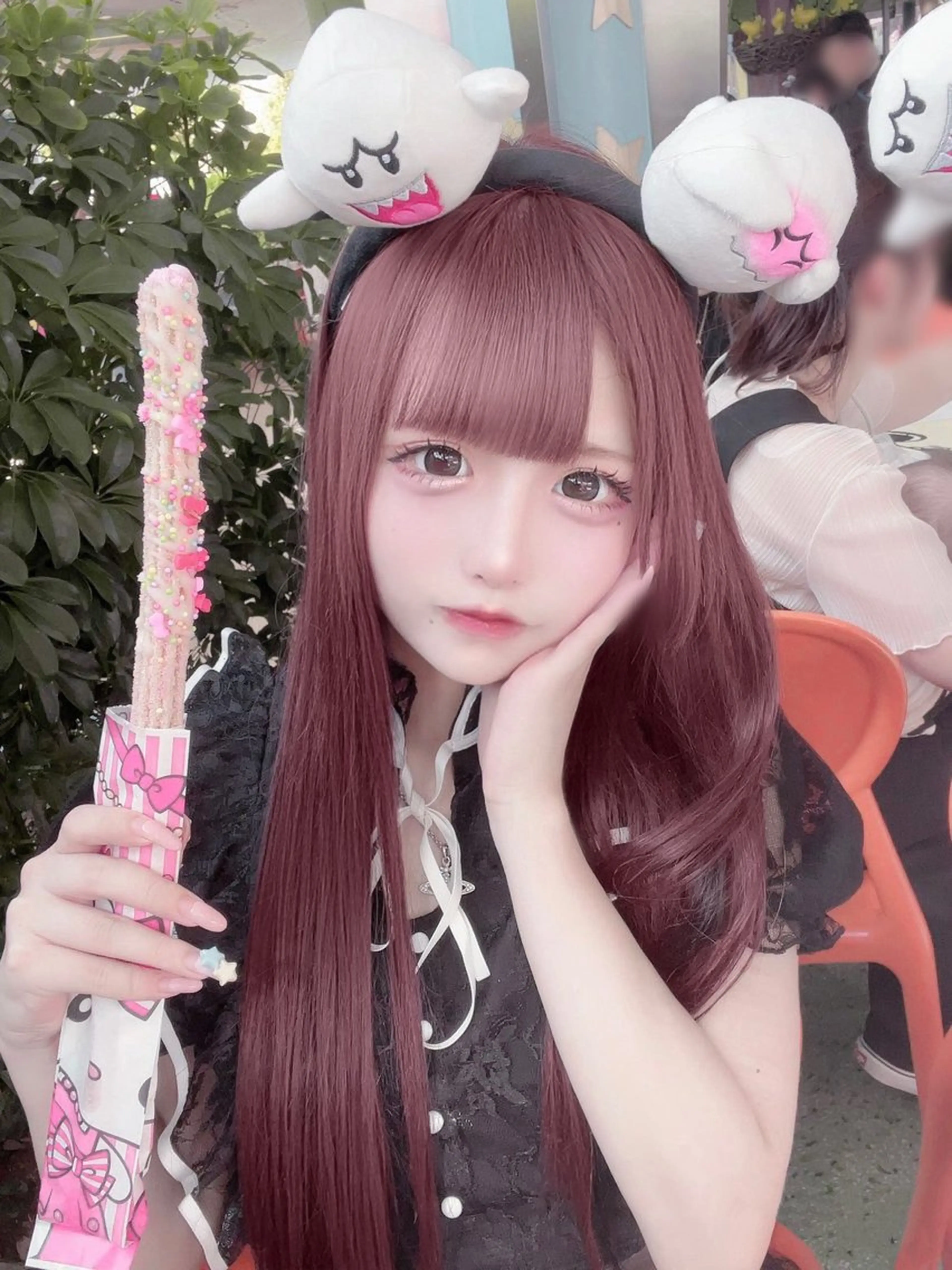 🧝🏻‍♀️艶カラー＋TR＋プラチナシールエクステ80枚（52cm）🧝🏻‍♀️ 《原色エクステ追加料金なし♪》の写真