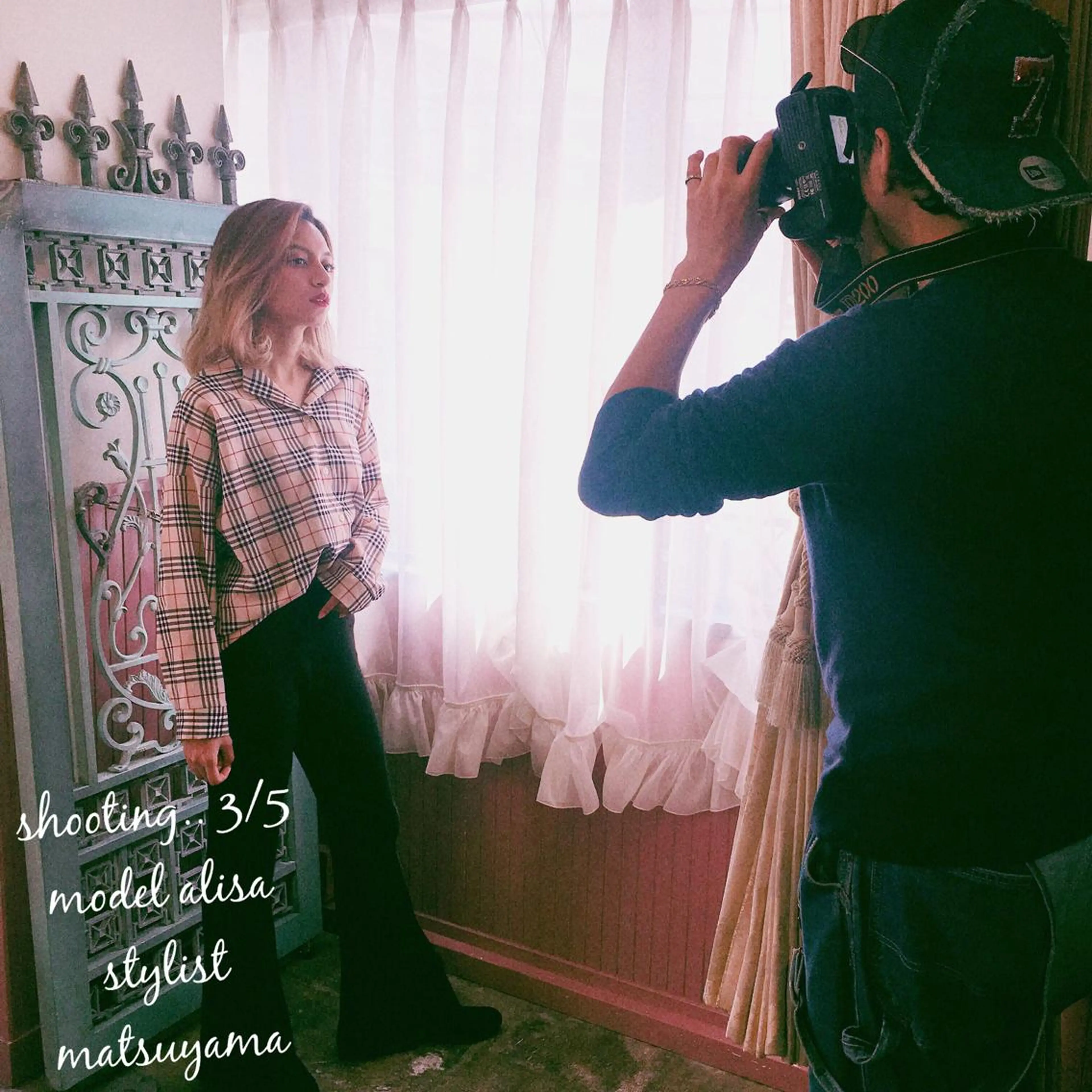 ミディアム カラー パーマ ヘアアレンジ 表参道Lise おおいしおりのヘアスタイル