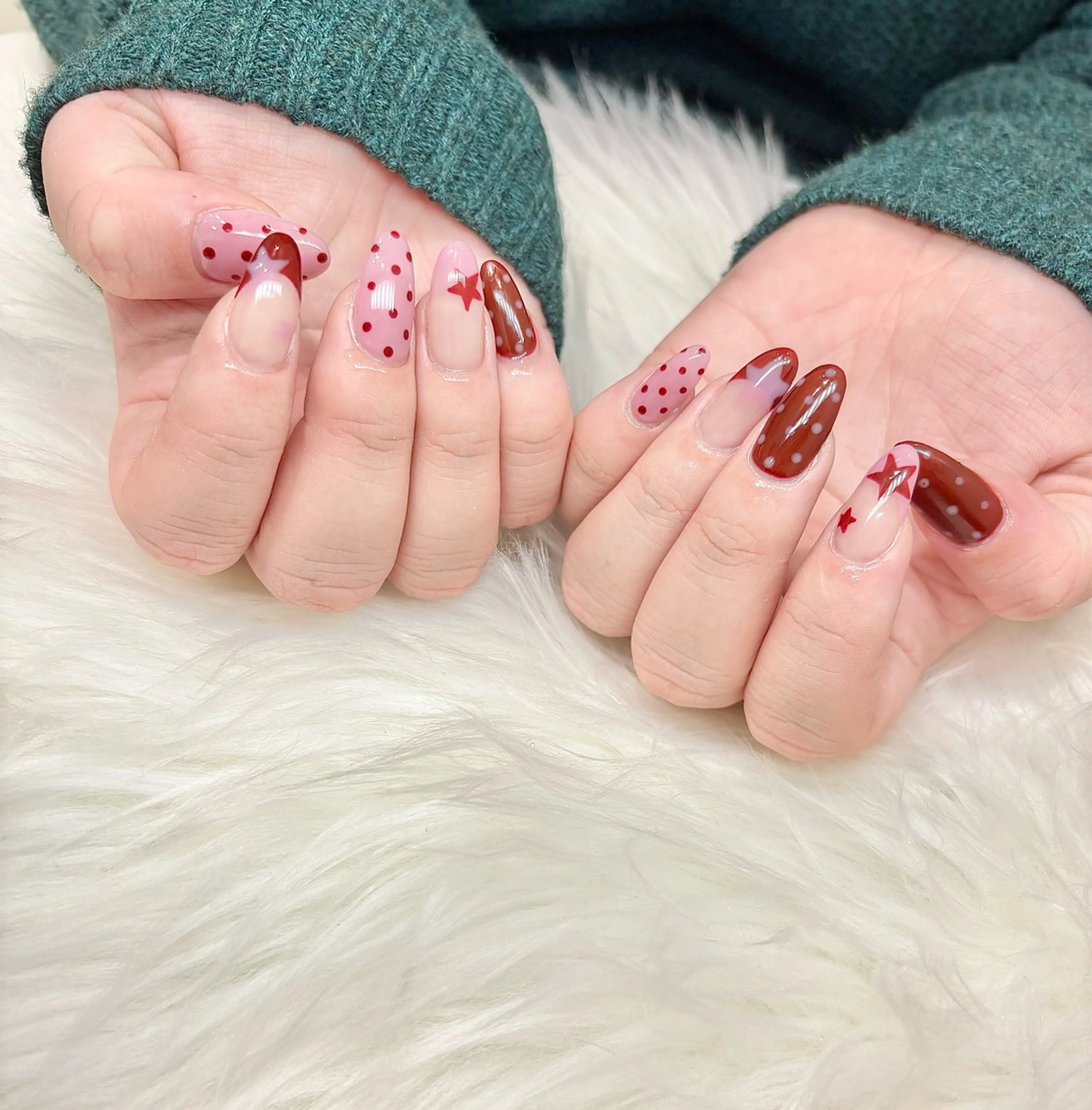 ネイル アートネイル フレンチネイル キラキラネイル 韓国ネイル マグネットネイル Angie Nail所属・VOXJAPAN CHIYURIのネイルデザイン