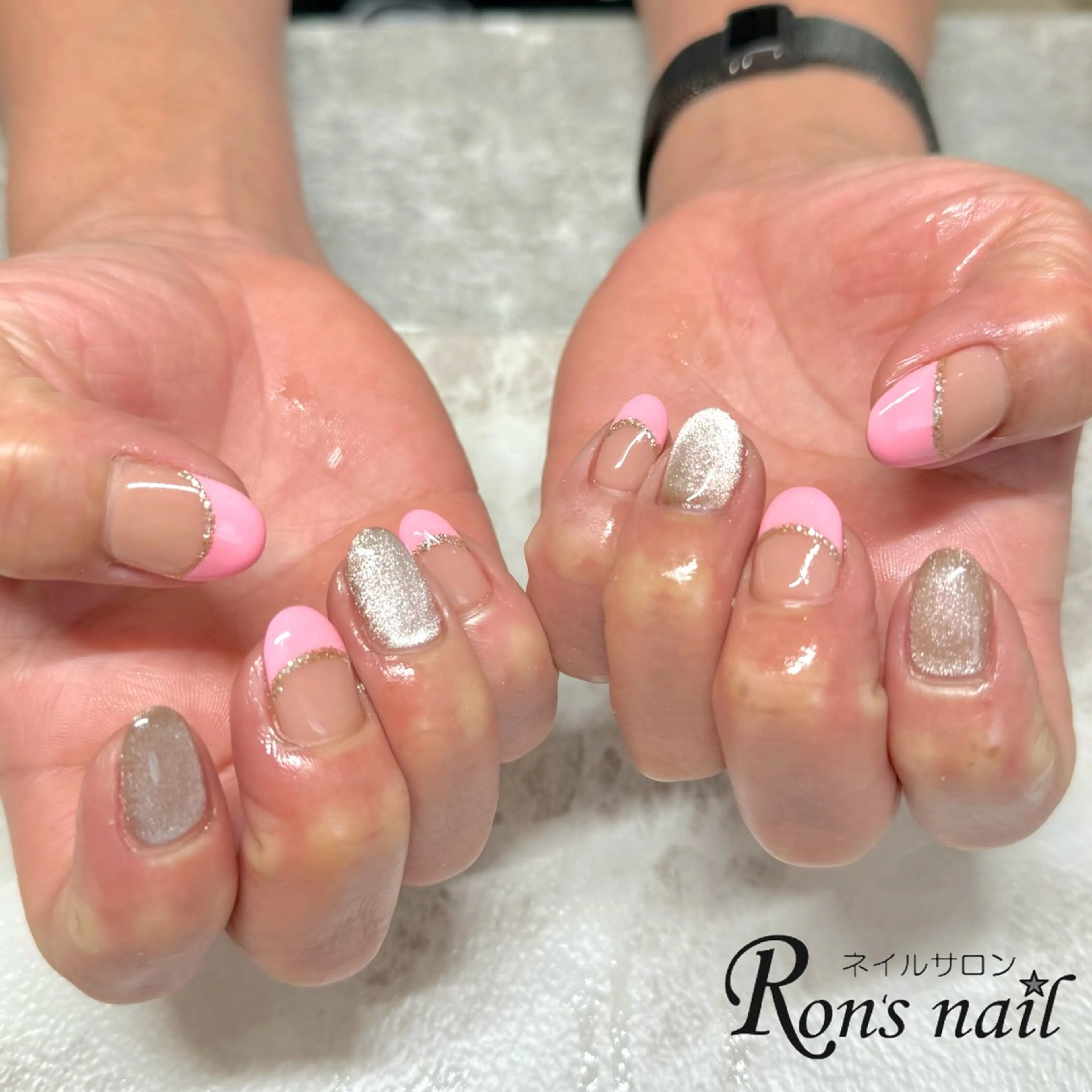 ネイル Ron's nail 笹岡のネイルデザイン