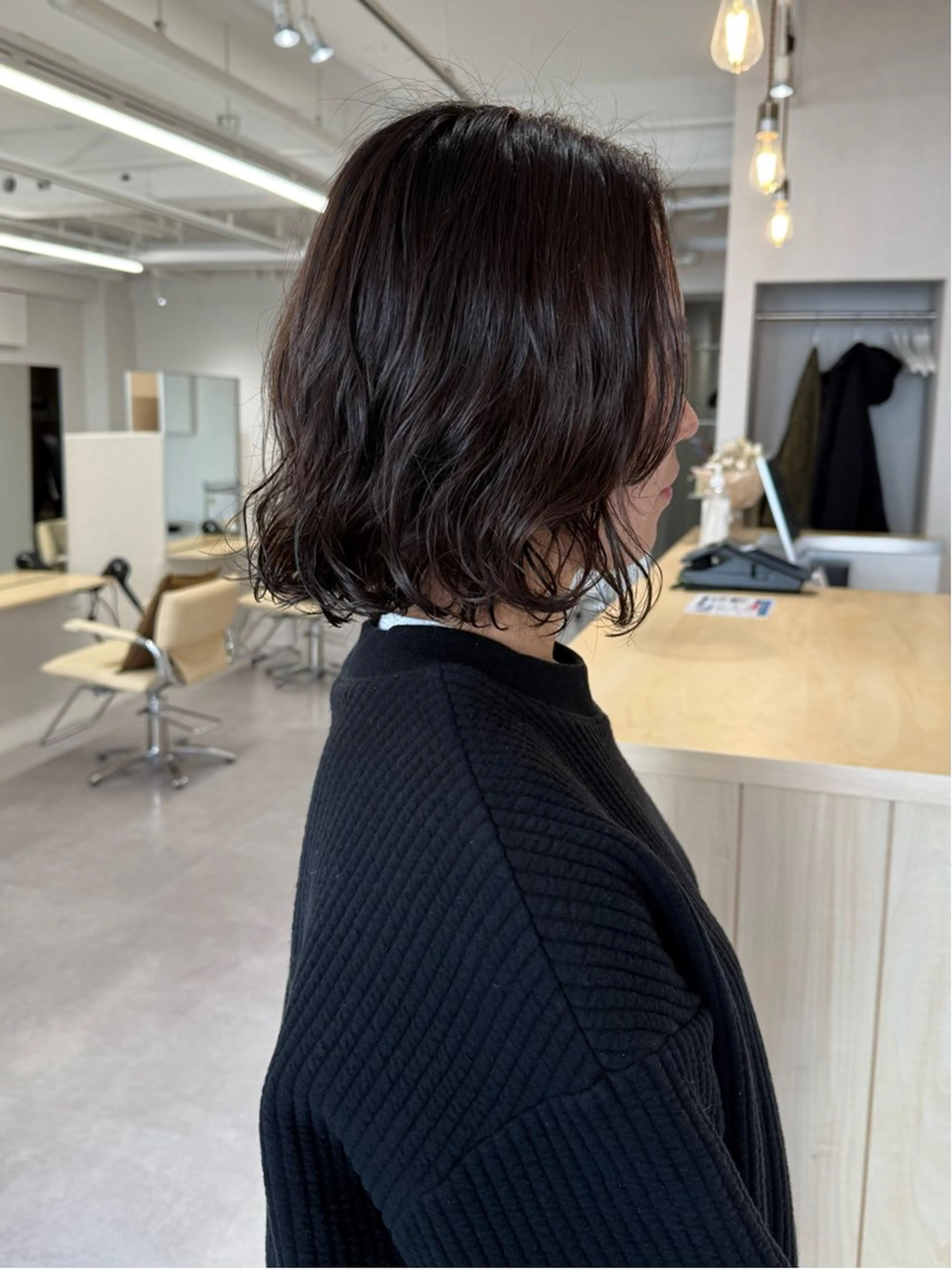 ミディアム パーマ fleurir所属・ボブ/パーマ/ r i oのヘアスタイル