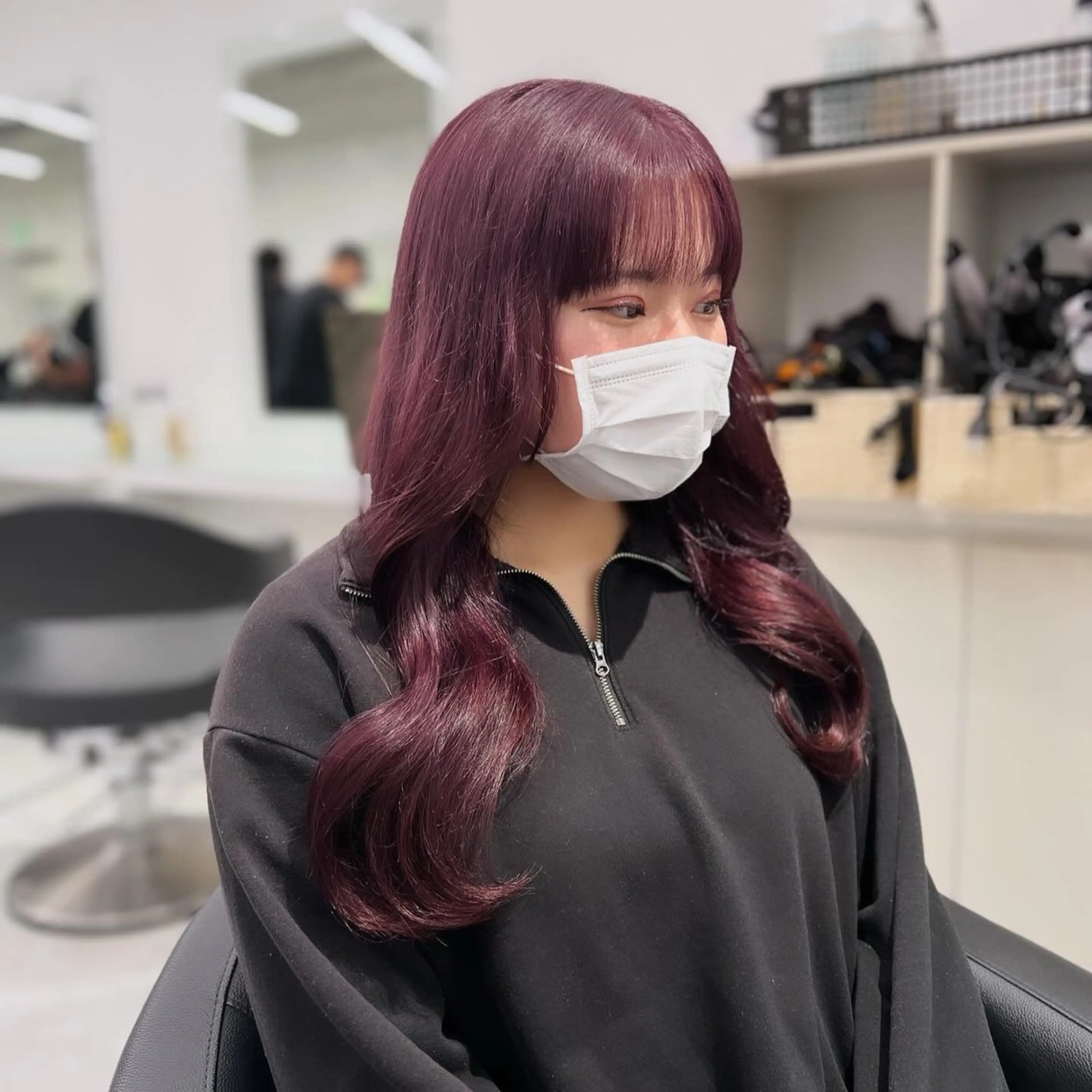 カラー ヘアカラー トリートメント ブリーチなし透明感 💗RYOTAのヘアスタイル