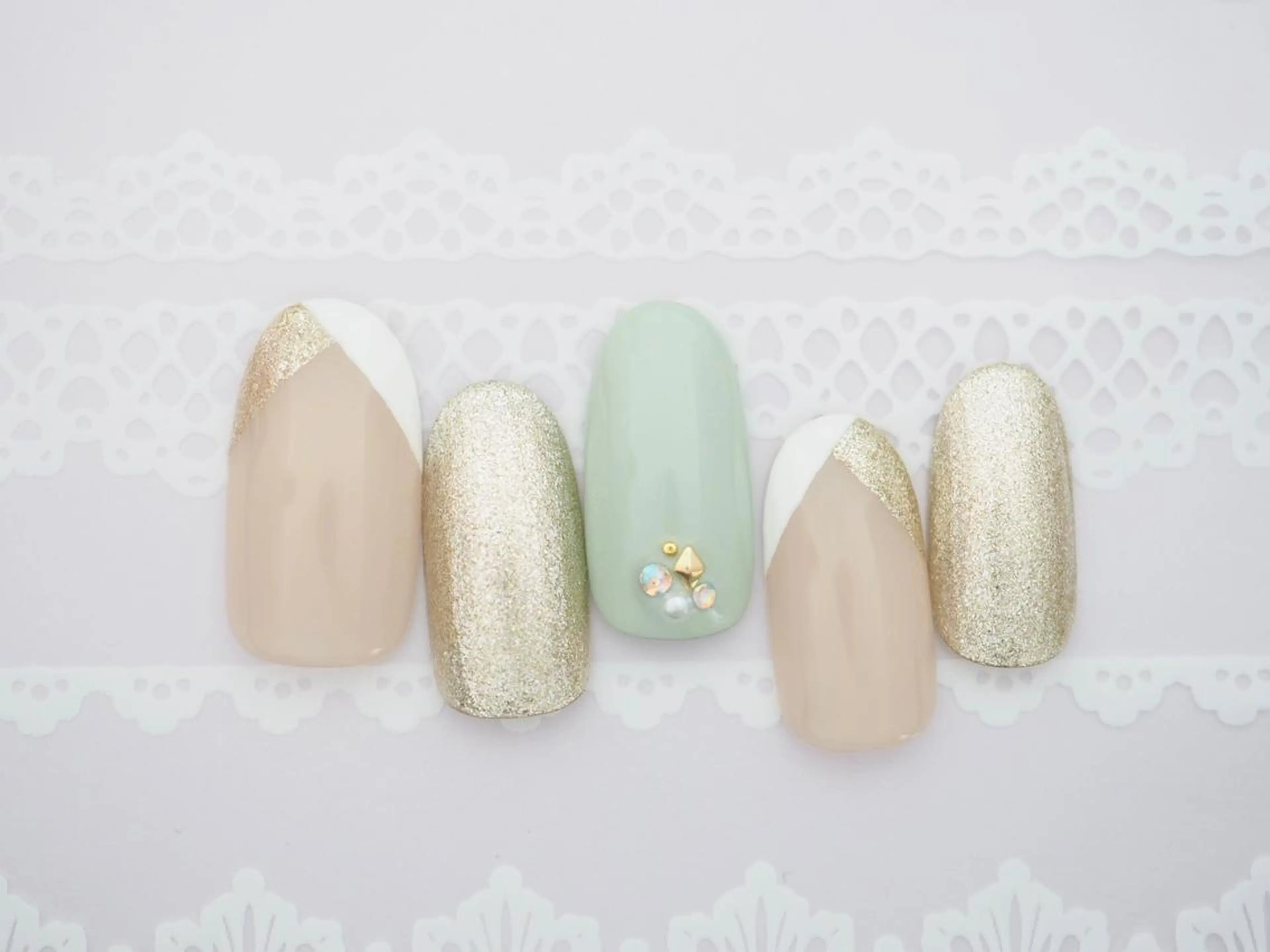 ネイル トップネイリスト Ribbon立川店のネイルデザイン