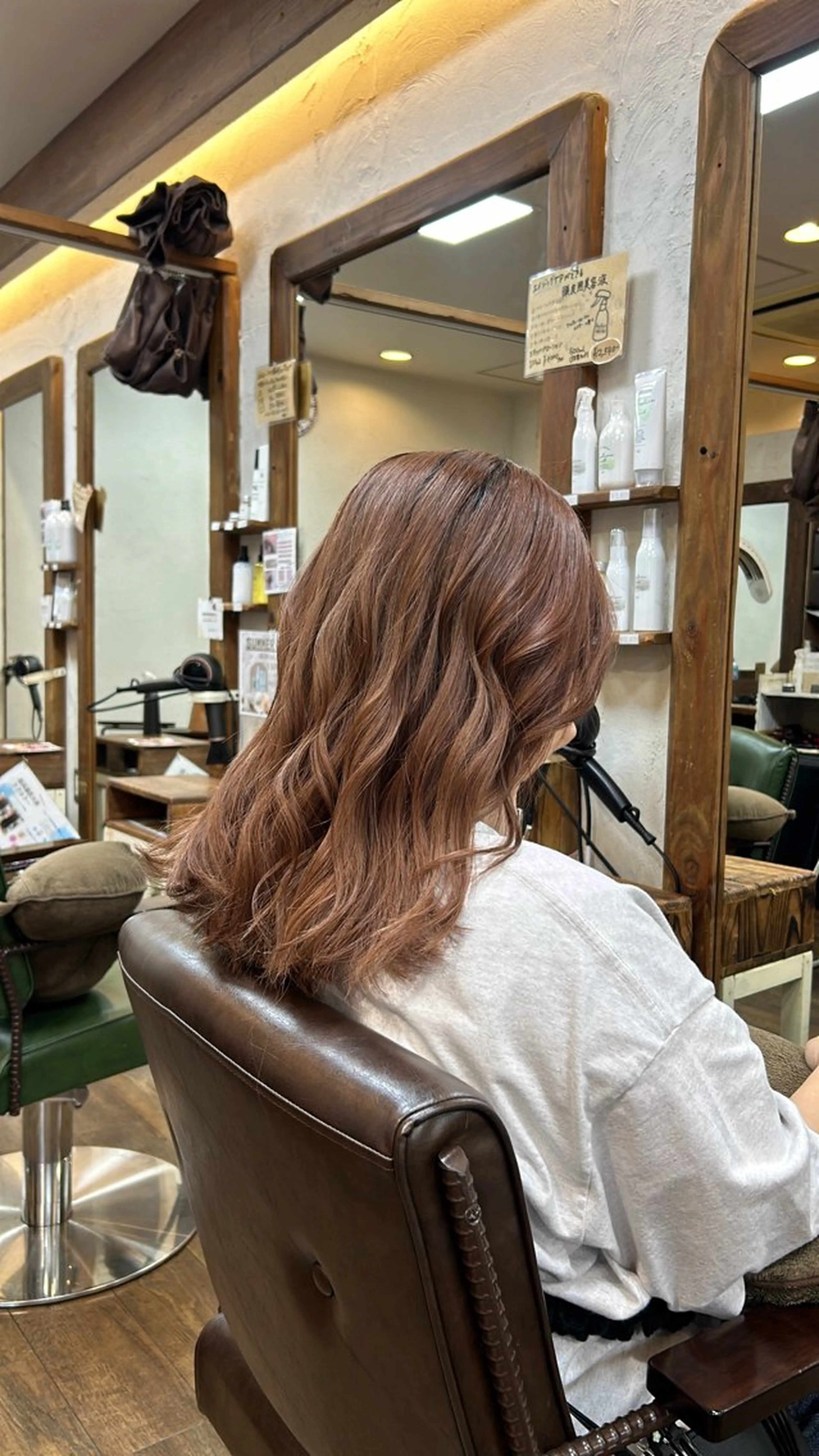 セミロング ヘアアレンジ chacha blanc元山のヘアスタイル