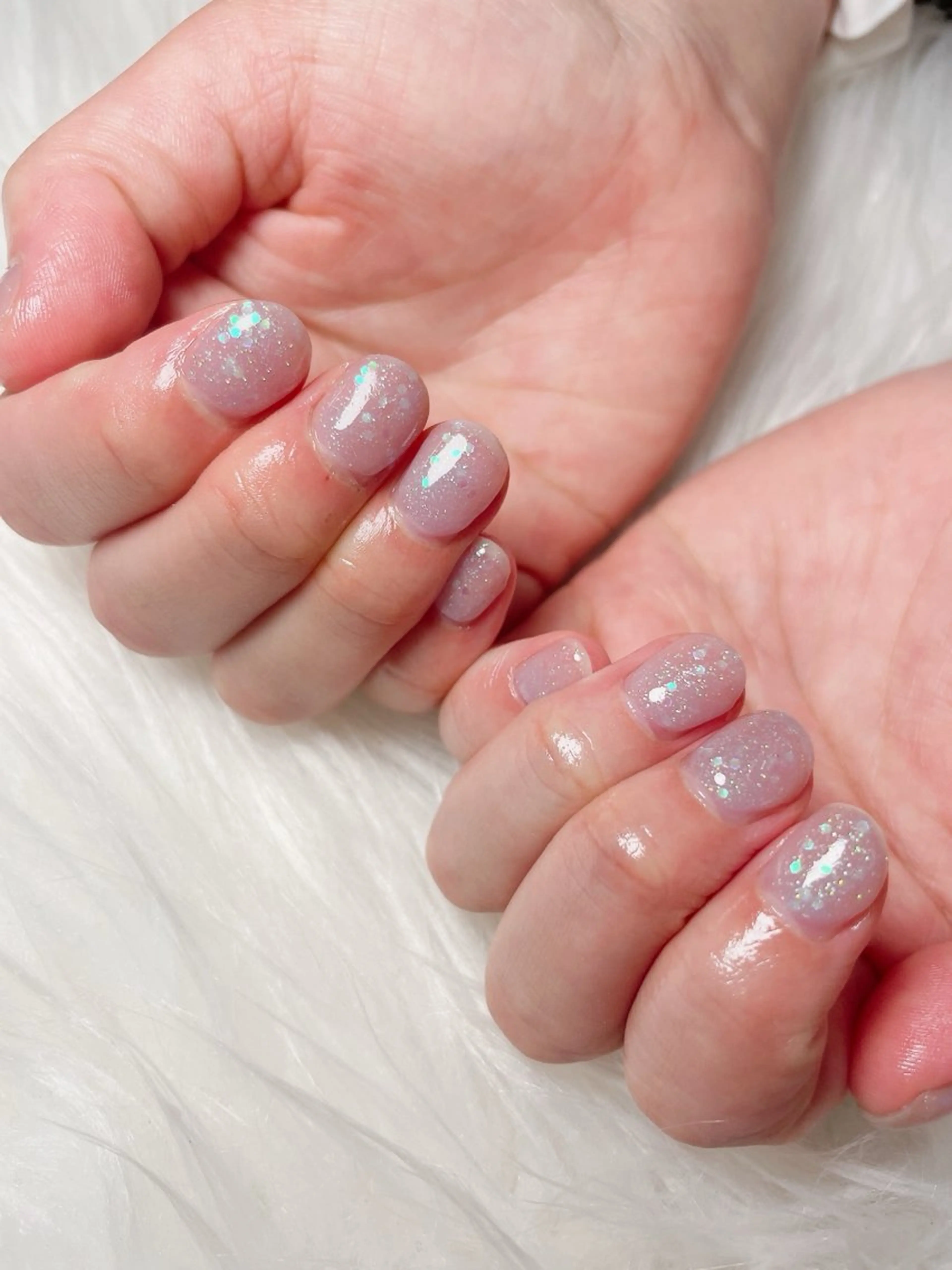 ネイル ラメ(グリッター) ハンドネイル nailsalon Rinのネイルデザイン