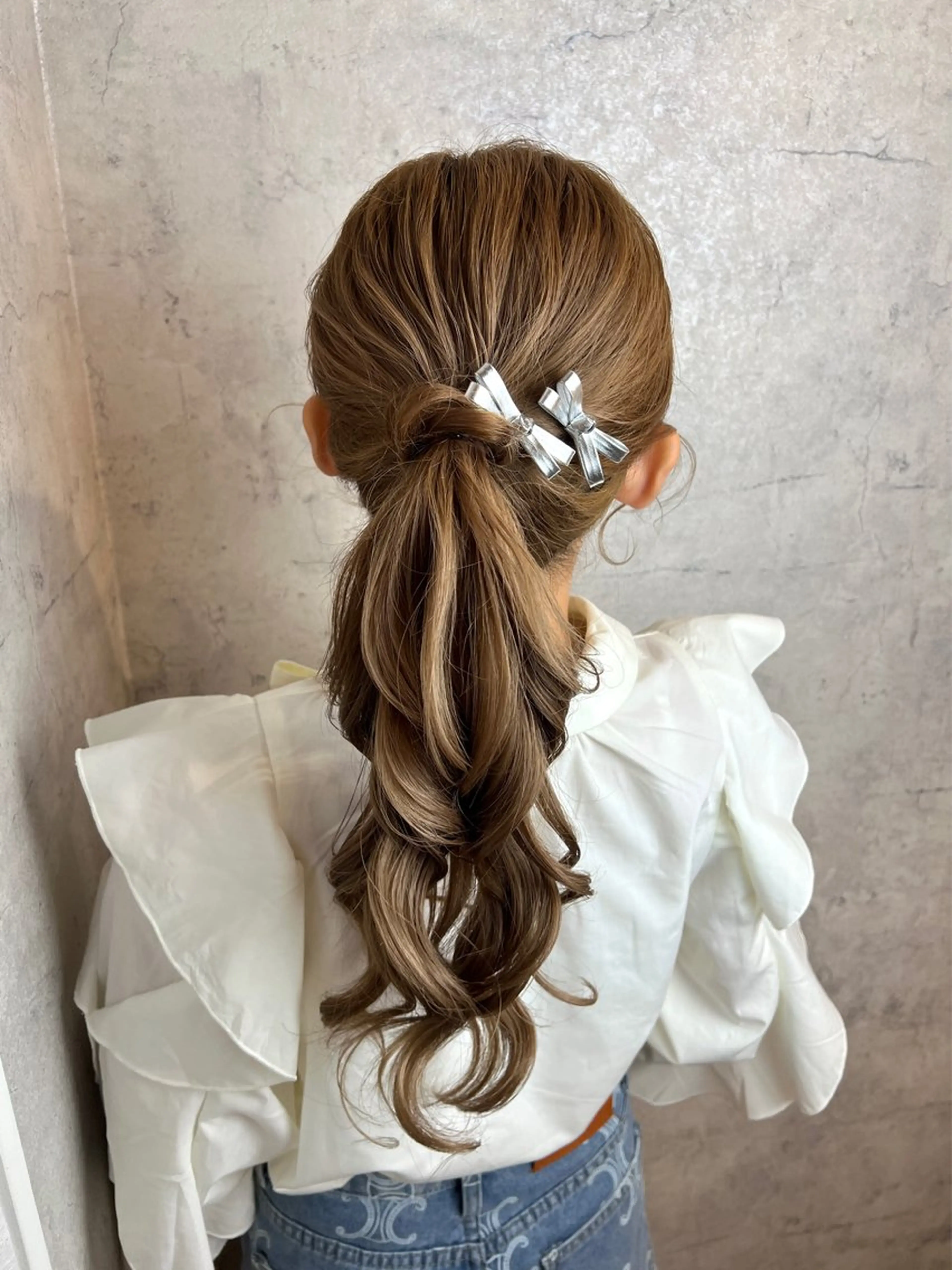 セミロング 【カメレオン】 しょうた  みくꨄのヘアスタイル