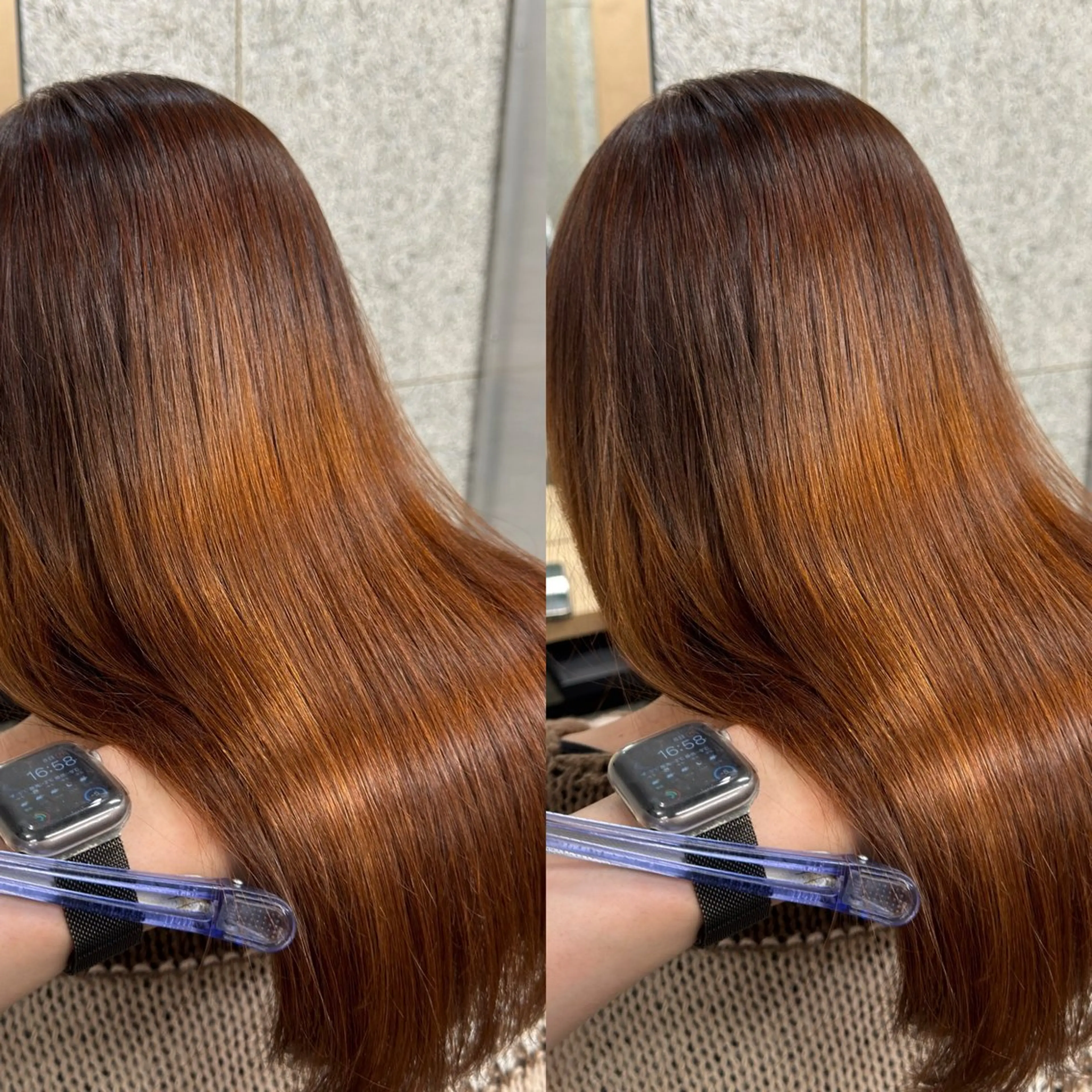 ロング カット ヘアカラー 縮毛矯正 トリートメント WERULE pivot cross店所属・髪質改善/岡崎 亮のヘアスタイル