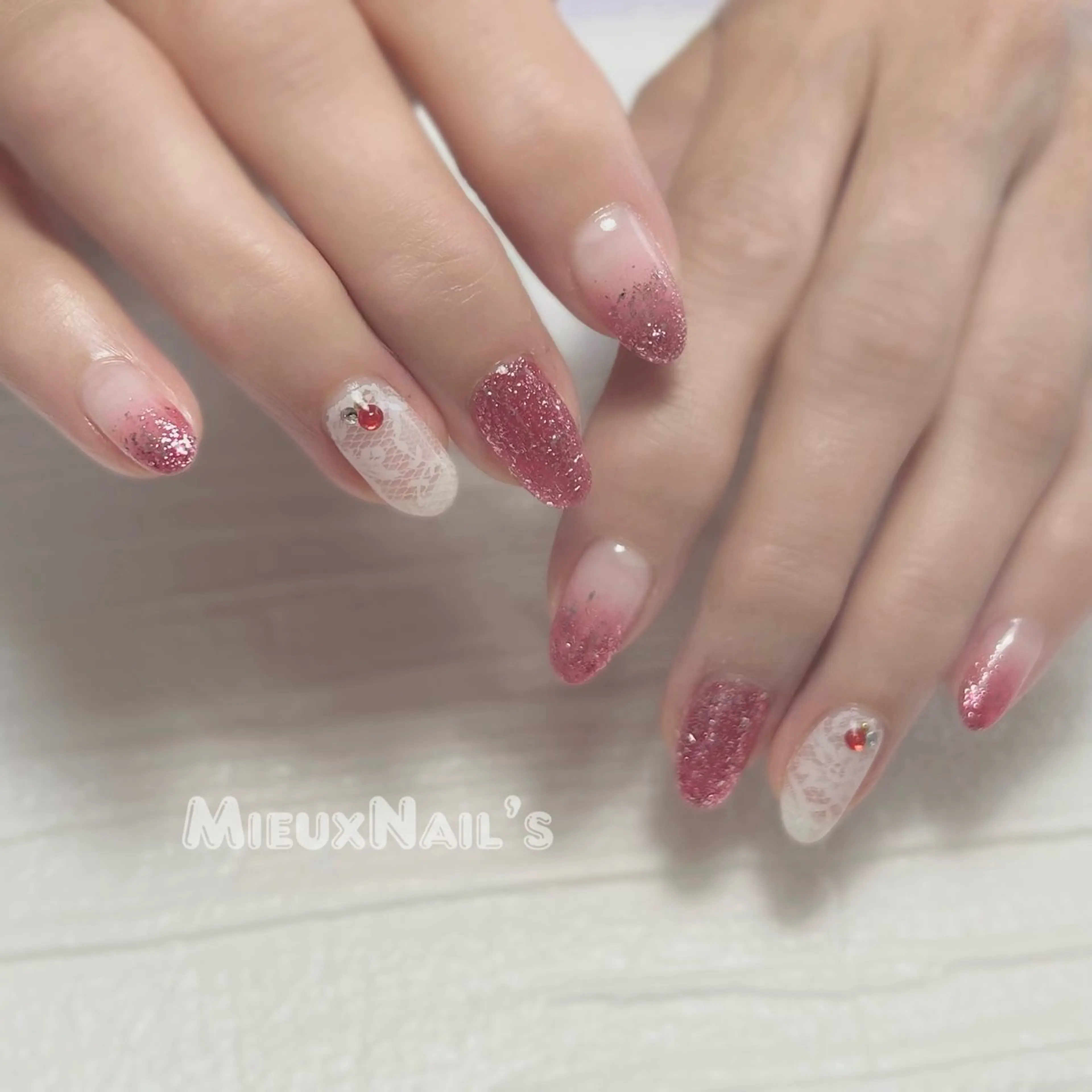 ネイル Miyu❤️‍🔥 Mieuxnailsのネイルデザイン