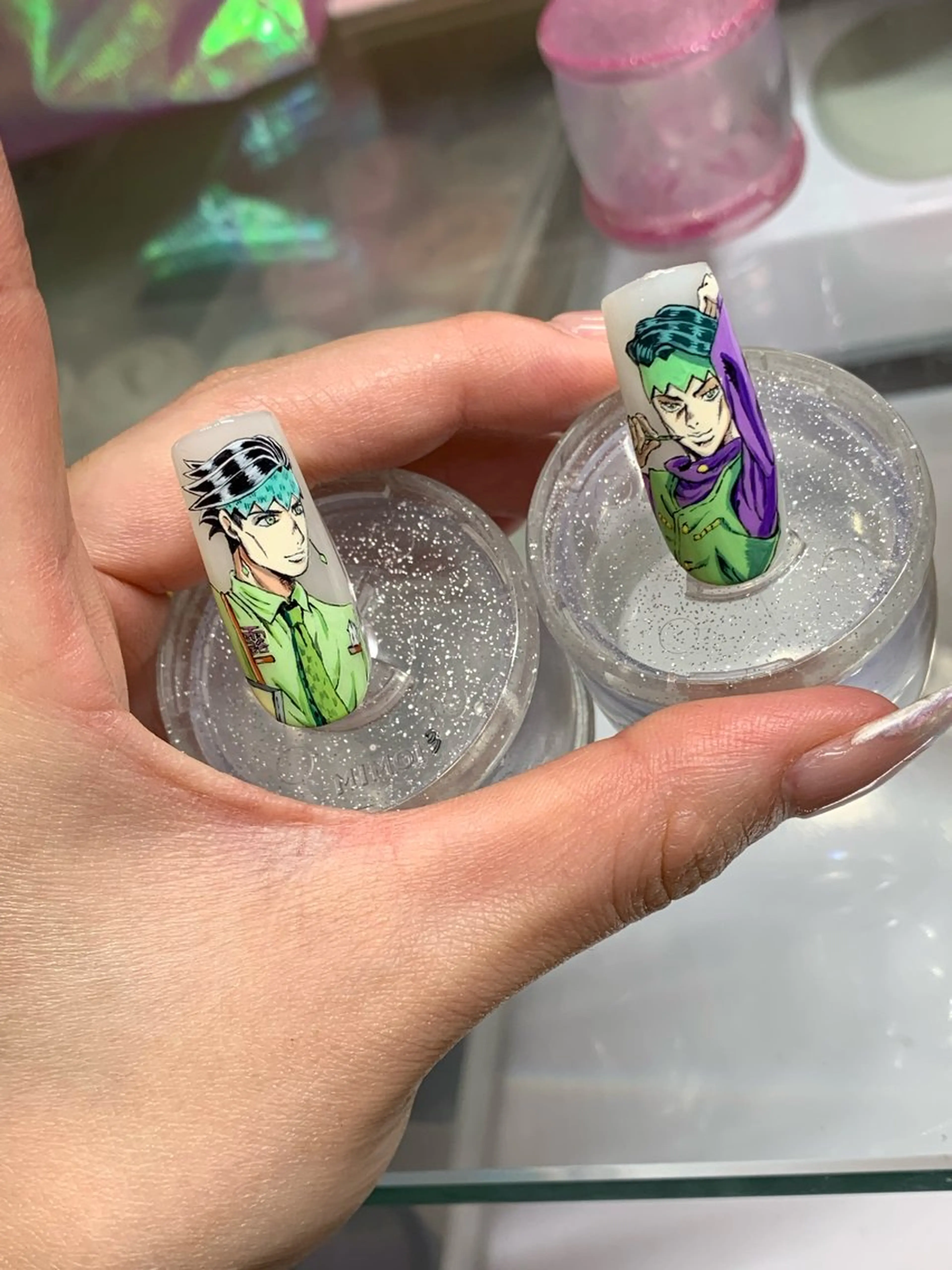 ネイル アートネイル ぷっくりネイル シェアサロンLei.g(レイジー)所属・3Dアートネイル💗 都築レナのネイルデザイン