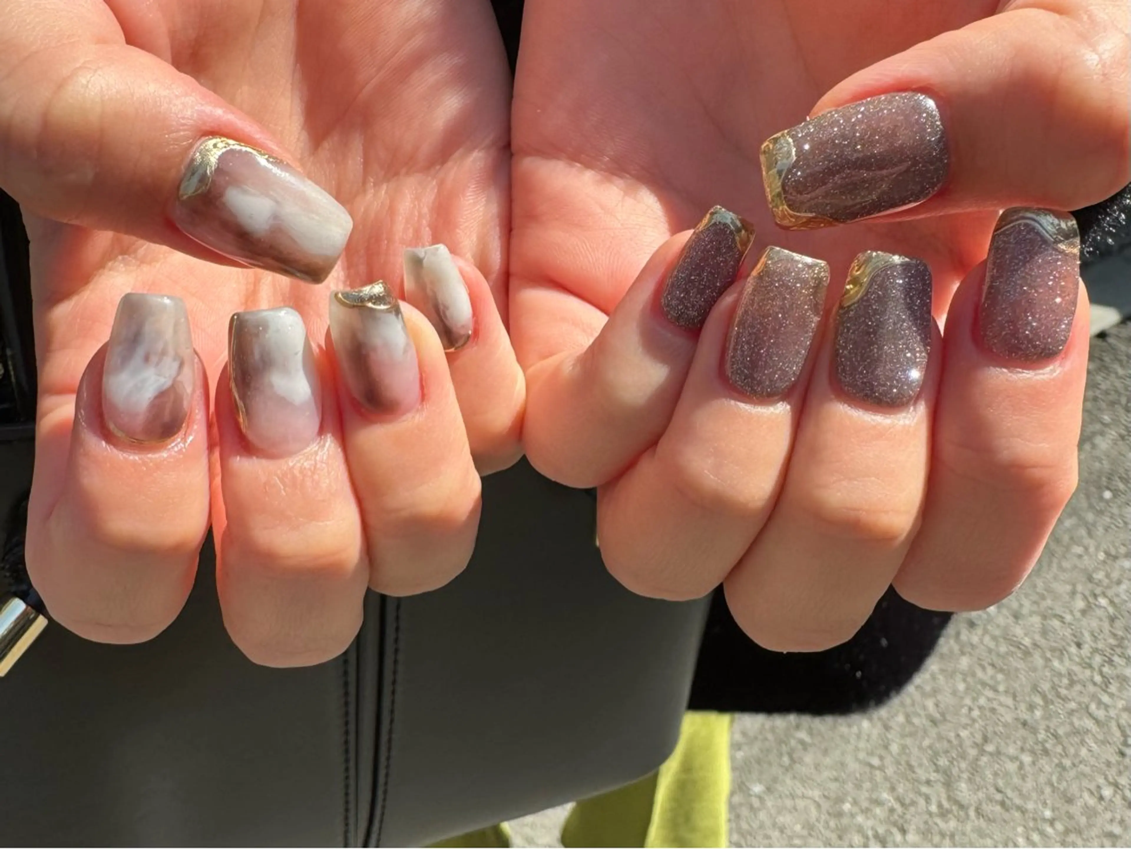 ネイル アートネイル フレンチネイル 韓国ネイル マグネットネイル 持ち込み MH_ Nailのネイルデザイン