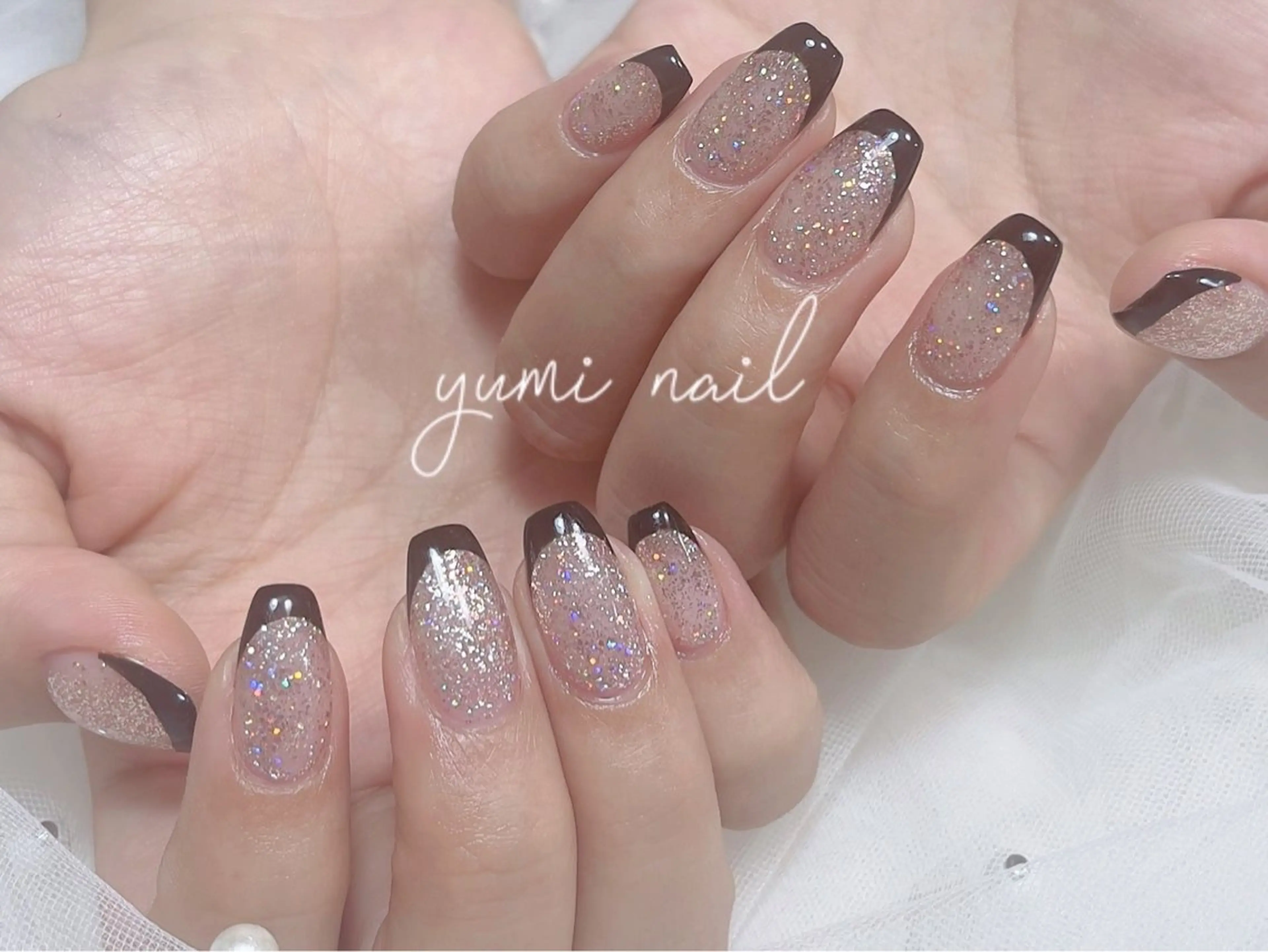 ネイル ハンドネイル 𝐲𝐮𝐦𝐢🎀 長さ出しデザイン専門のネイルデザイン