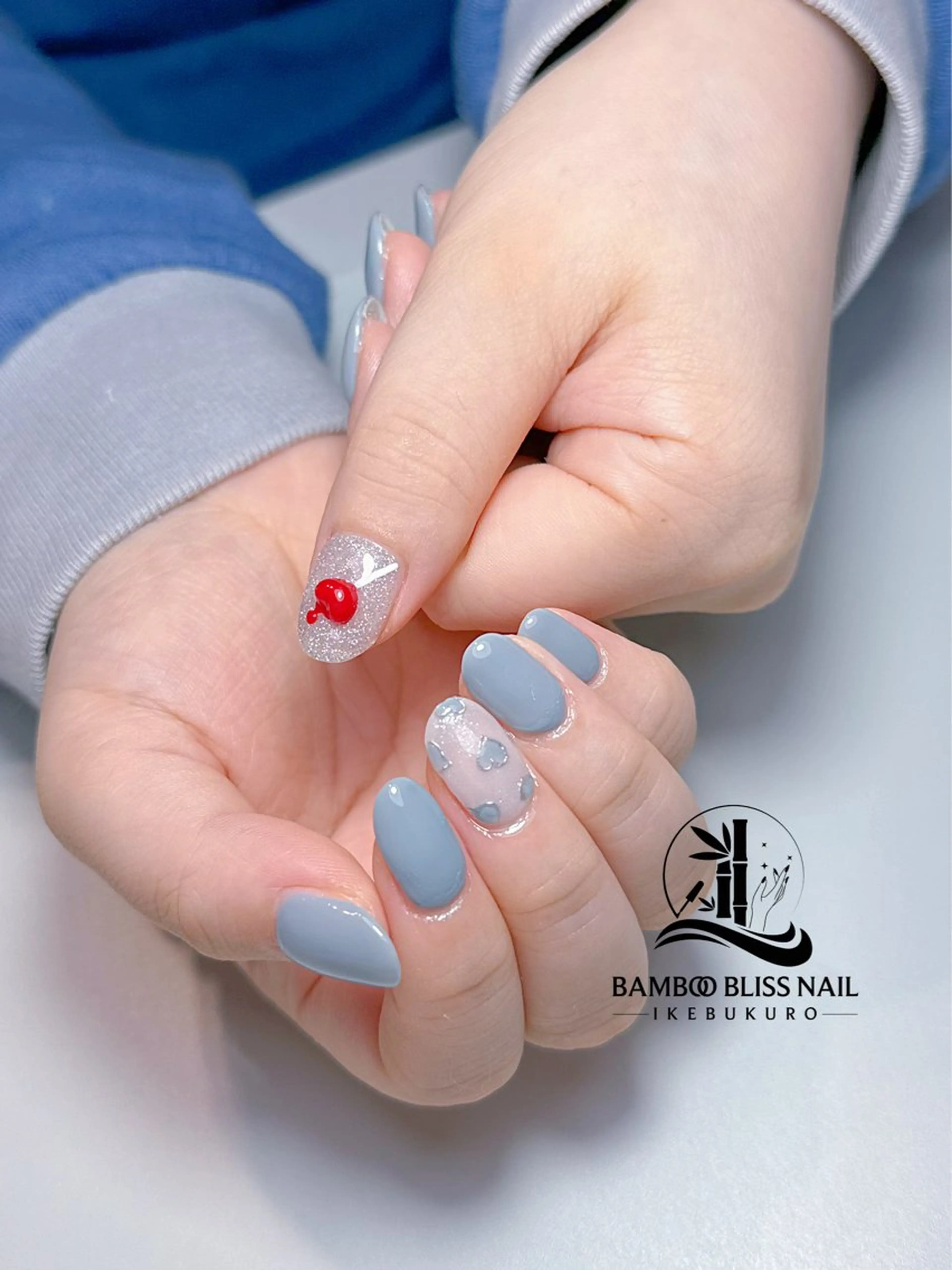 ネイル BAMBOO BLISS 研修用のネイルデザイン