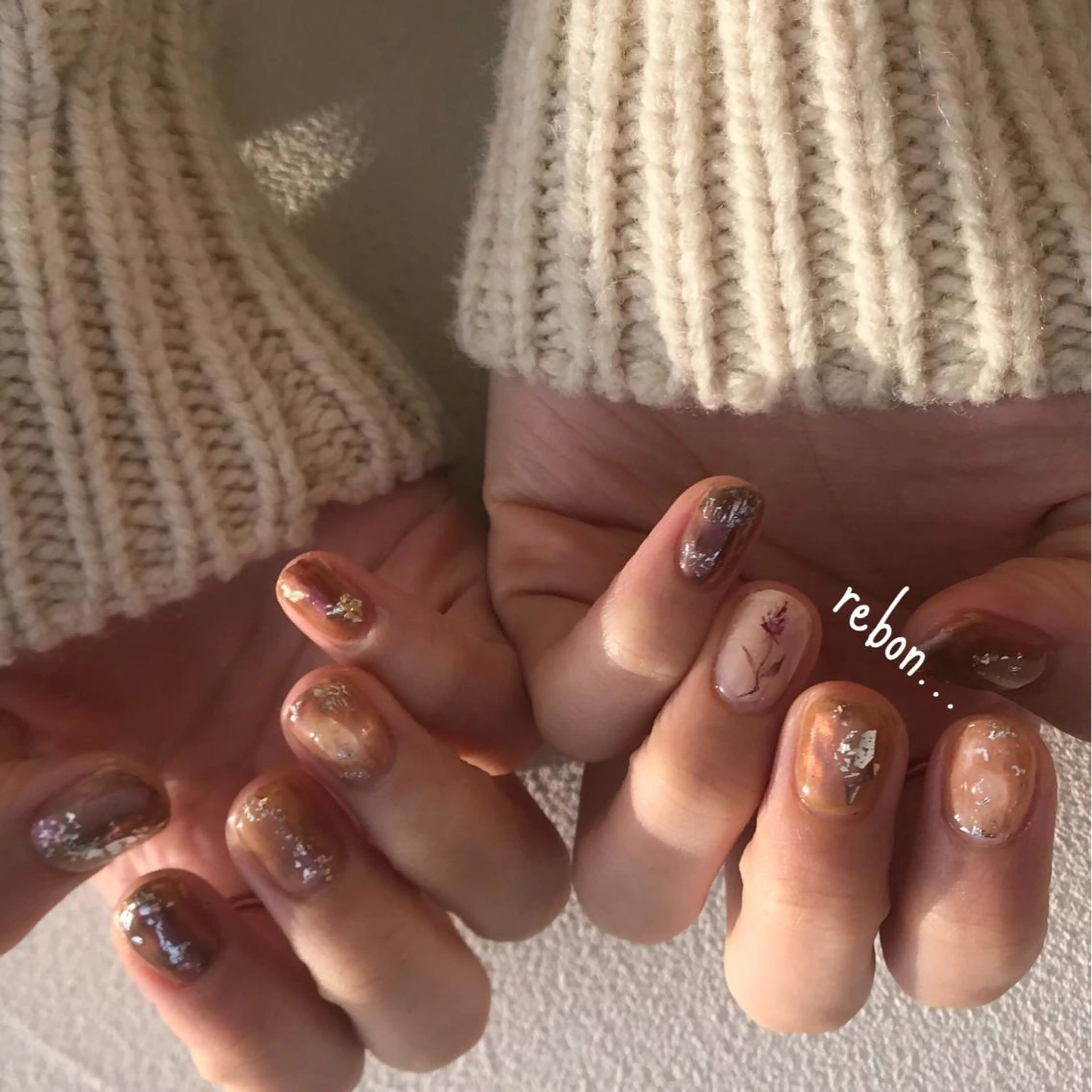 ネイル ハンドネイル フットネイル rebon＊ natsukiのネイルデザイン