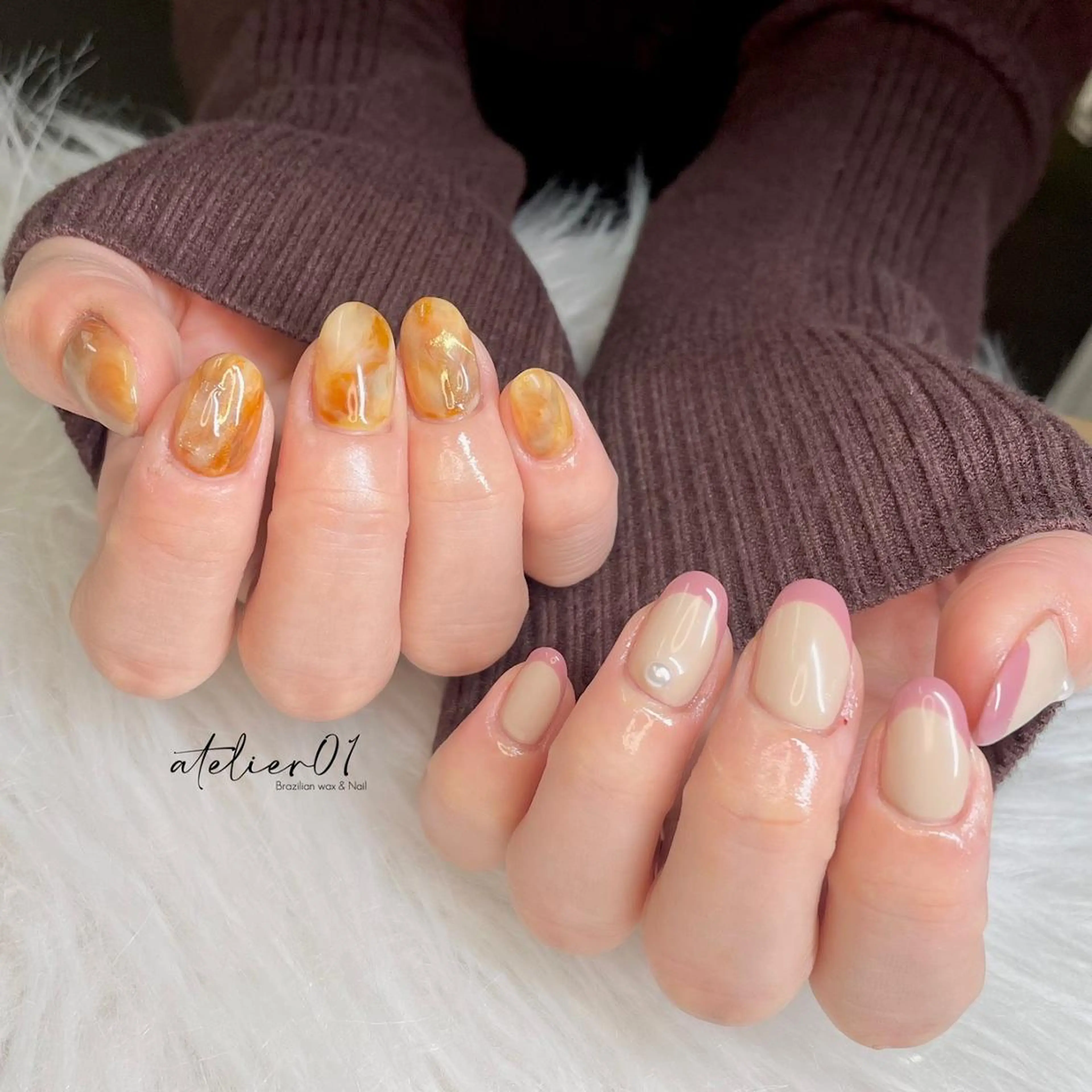 ネイル ジェルネイル atelier -02tsuboのネイルデザイン