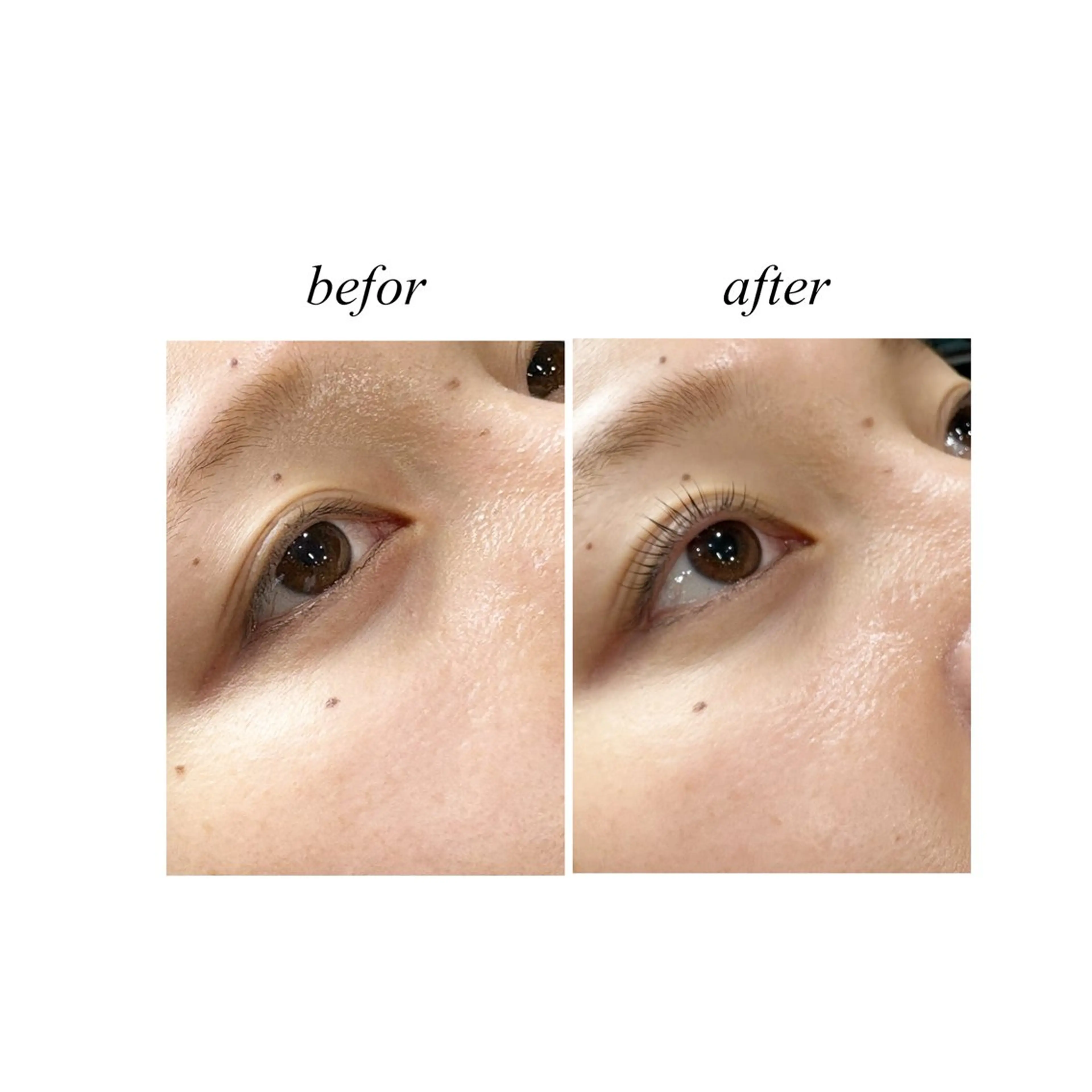 まつ毛パーマ➕トリートメント付きの写真