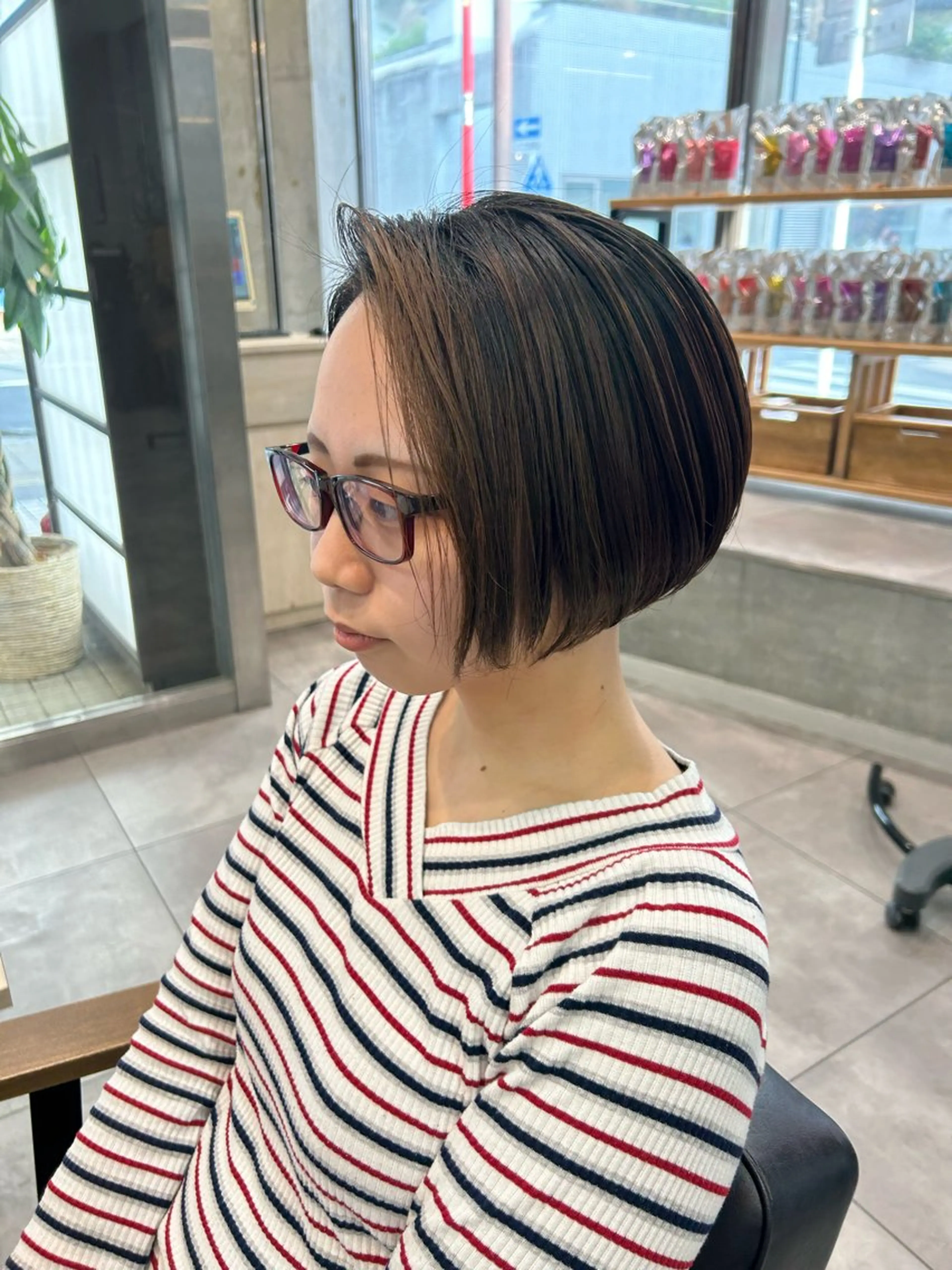 ミディアム カット ショート・ボブ 🌈chinaのヘアスタイル