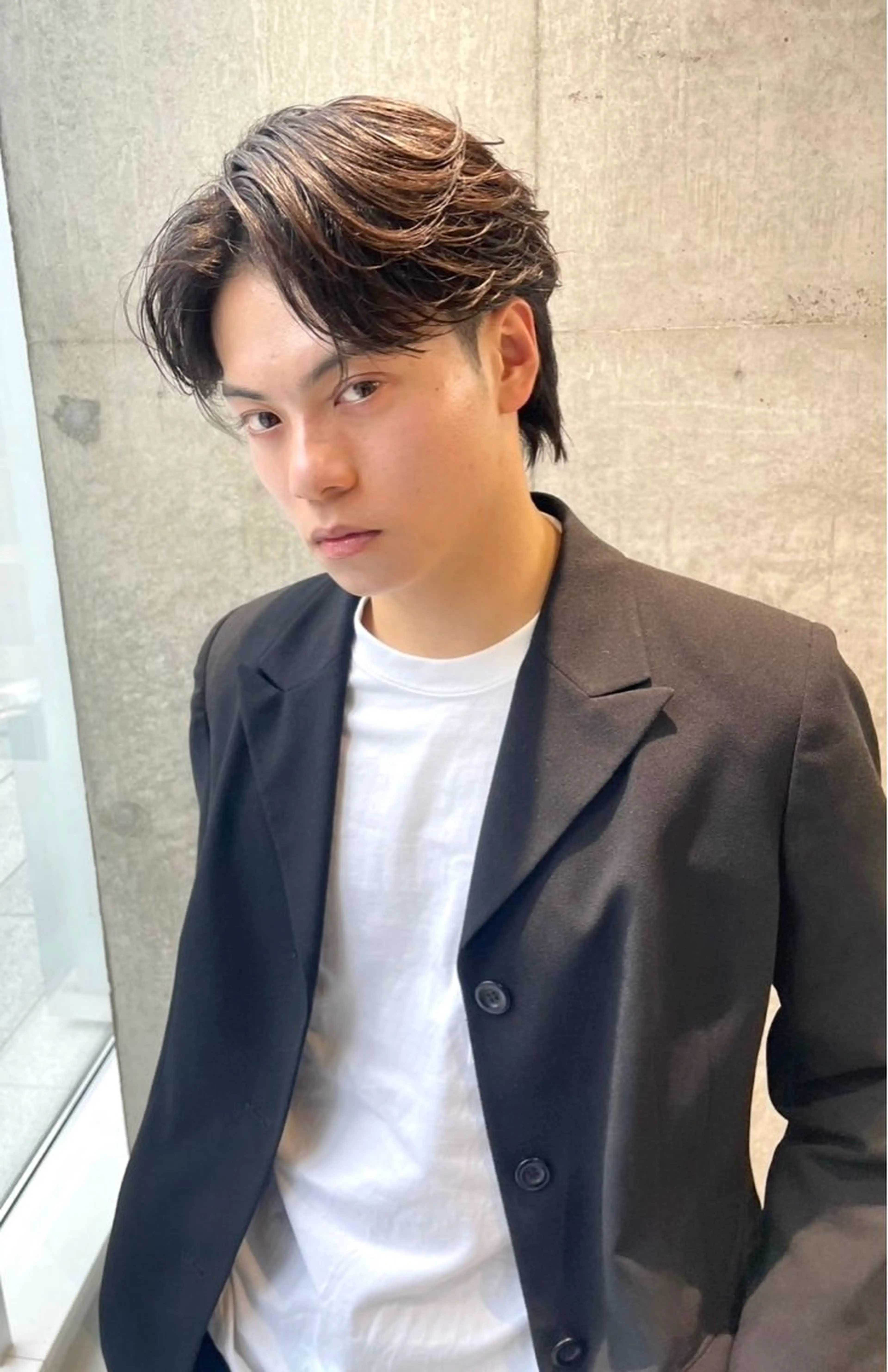 メンズ メンズパーマ 白濱 友樹のヘアスタイル