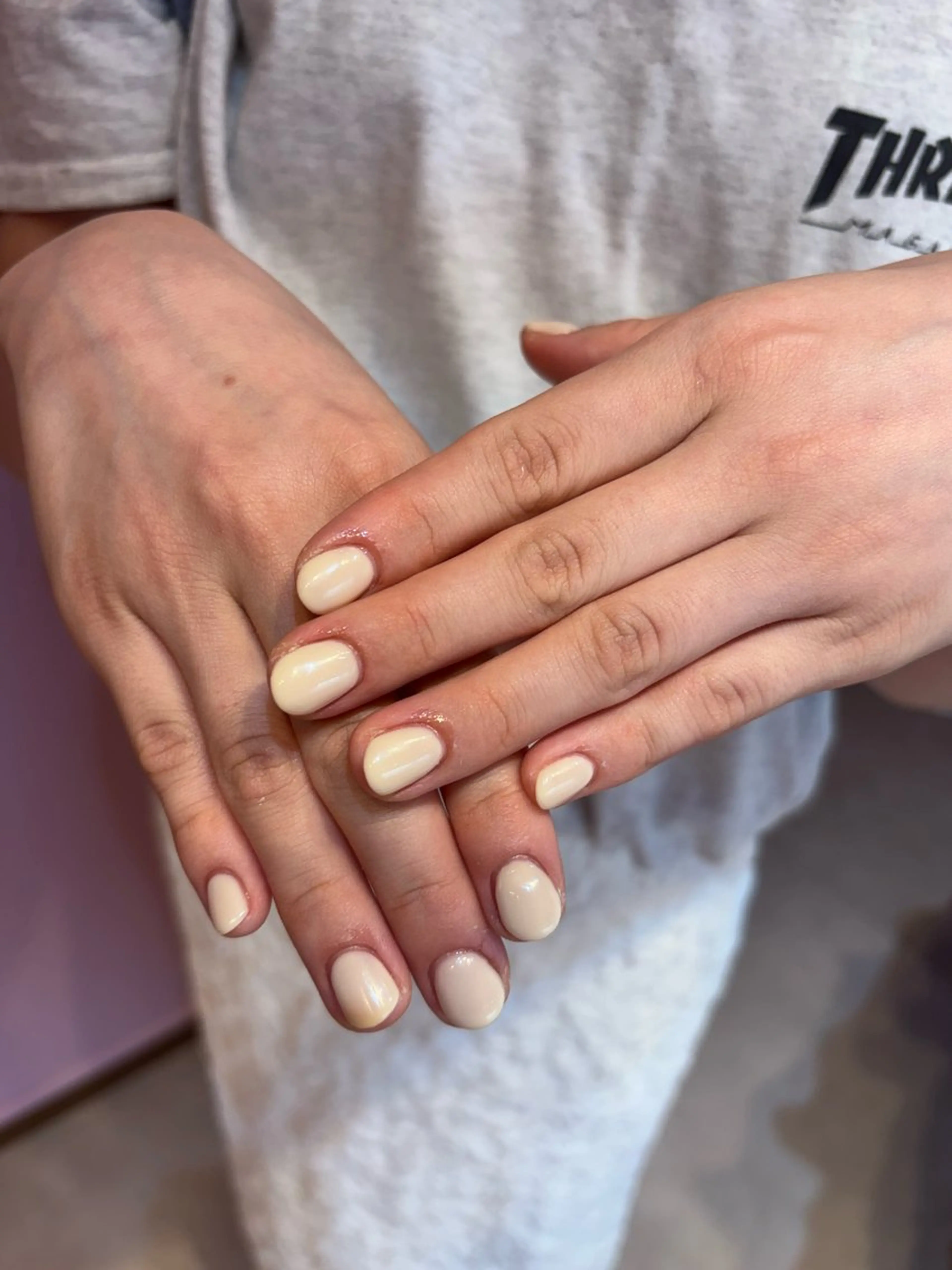 ネイル ハンドネイル AQUA ໒꒱ ‧₊˚のネイルデザイン