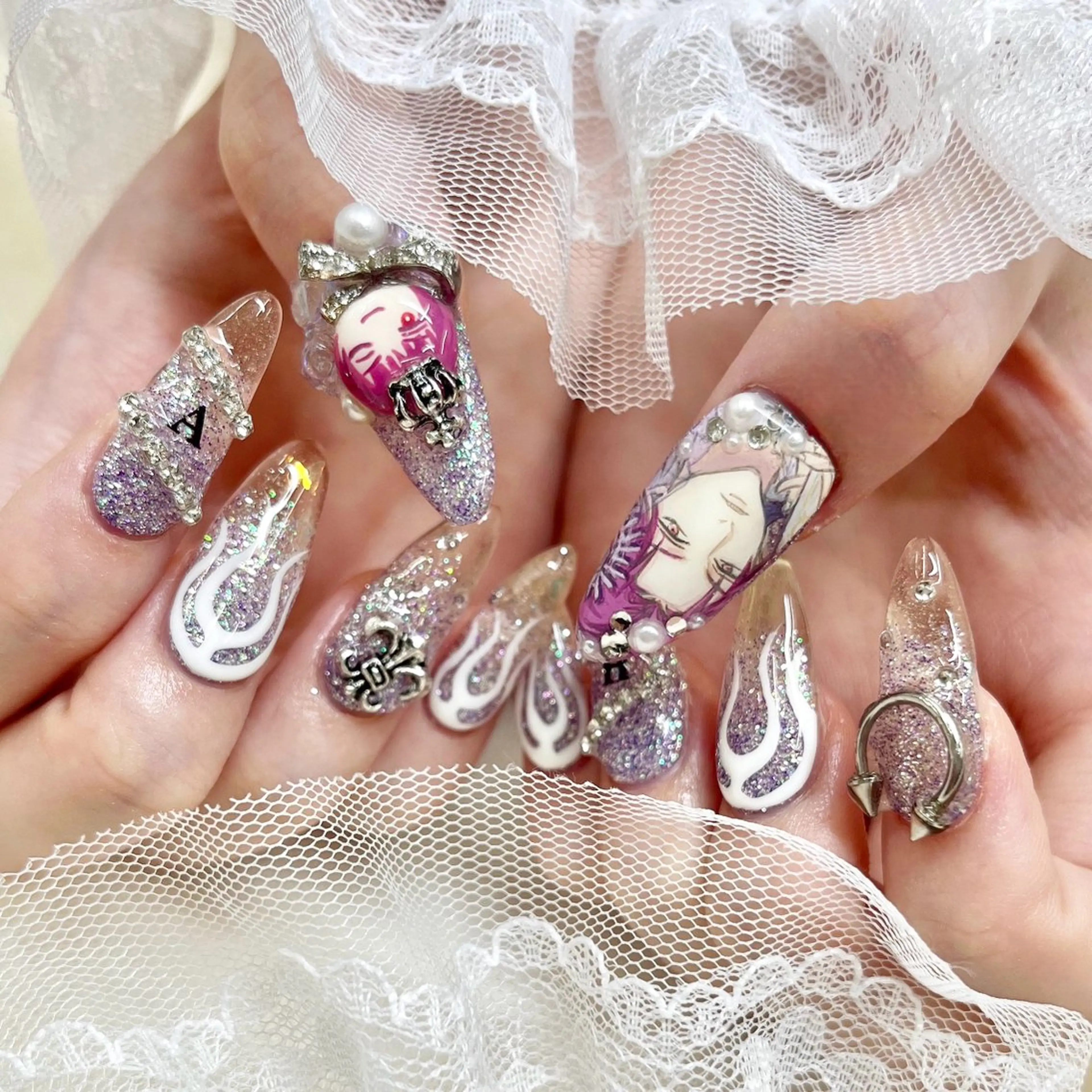 ネイル 持ち込み ハンドネイル 池袋痛ネイル Nok. 渡辺のネイルデザイン