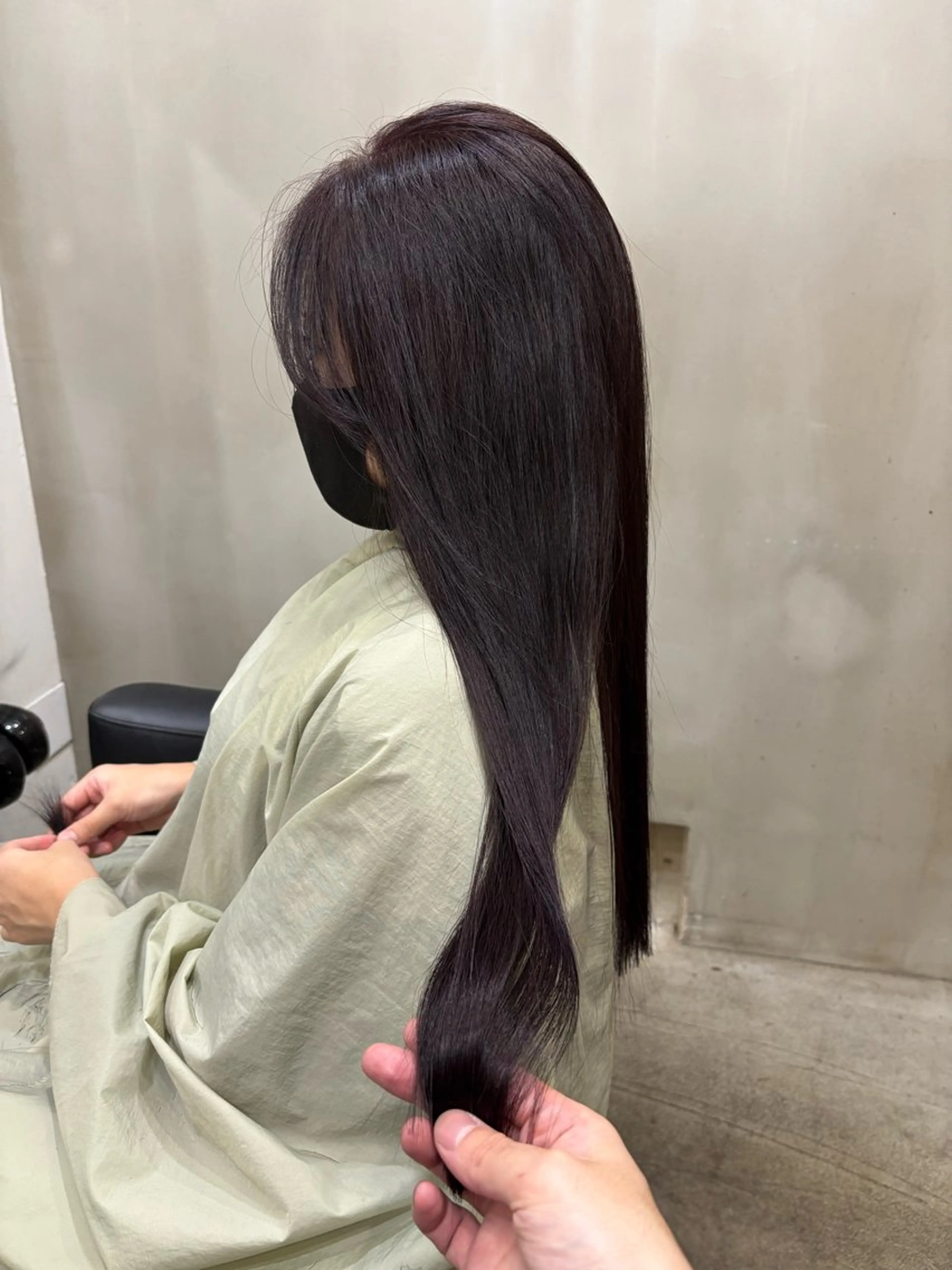 ロング カラー バイオレットカラー ヘアカラー VOYAGE所属・中園 康のヘアスタイル