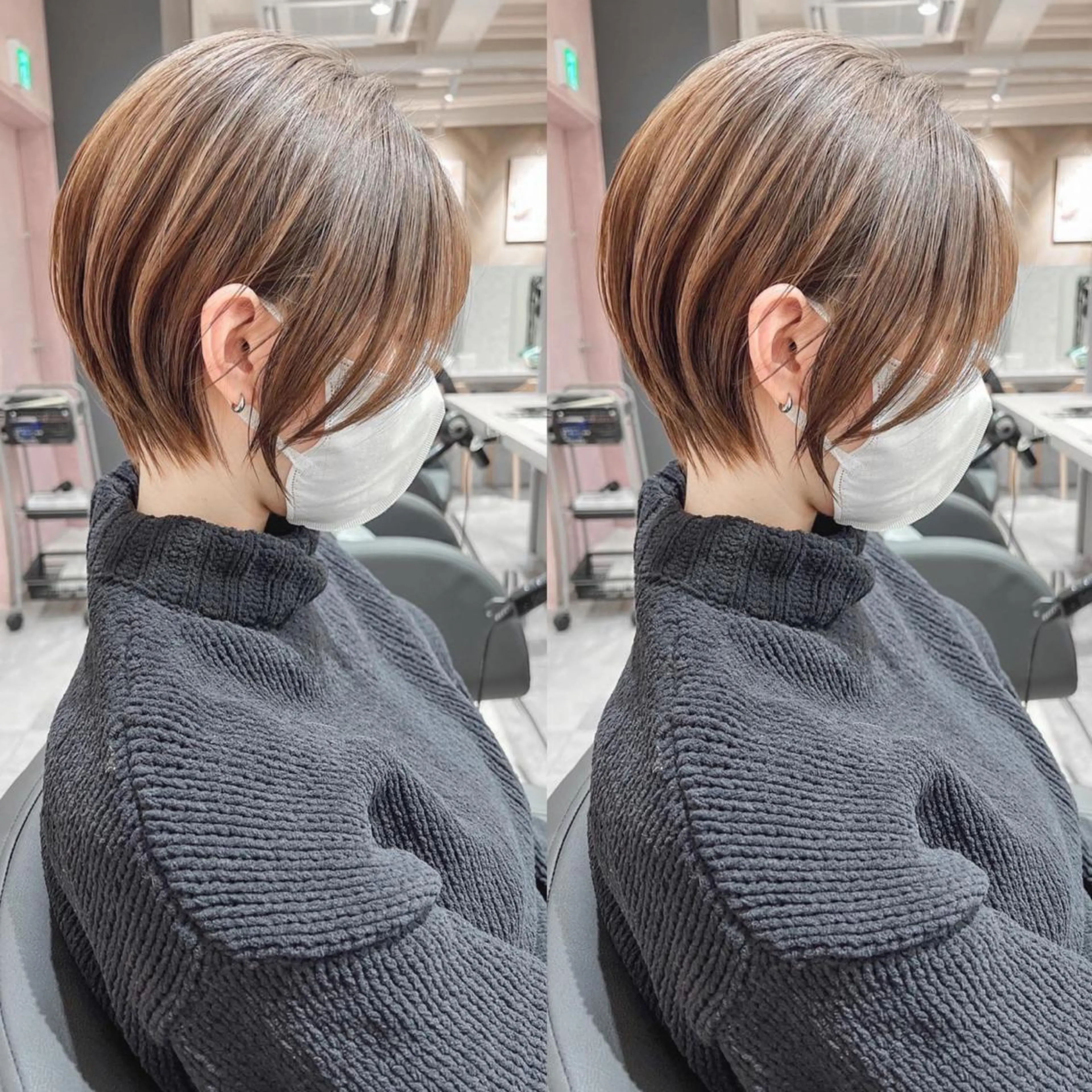 ショート カラー カット ヘアカラー LA KING GINZA TOKYO所属・🧡ショートの達人 🧡SHOのヘアスタイル