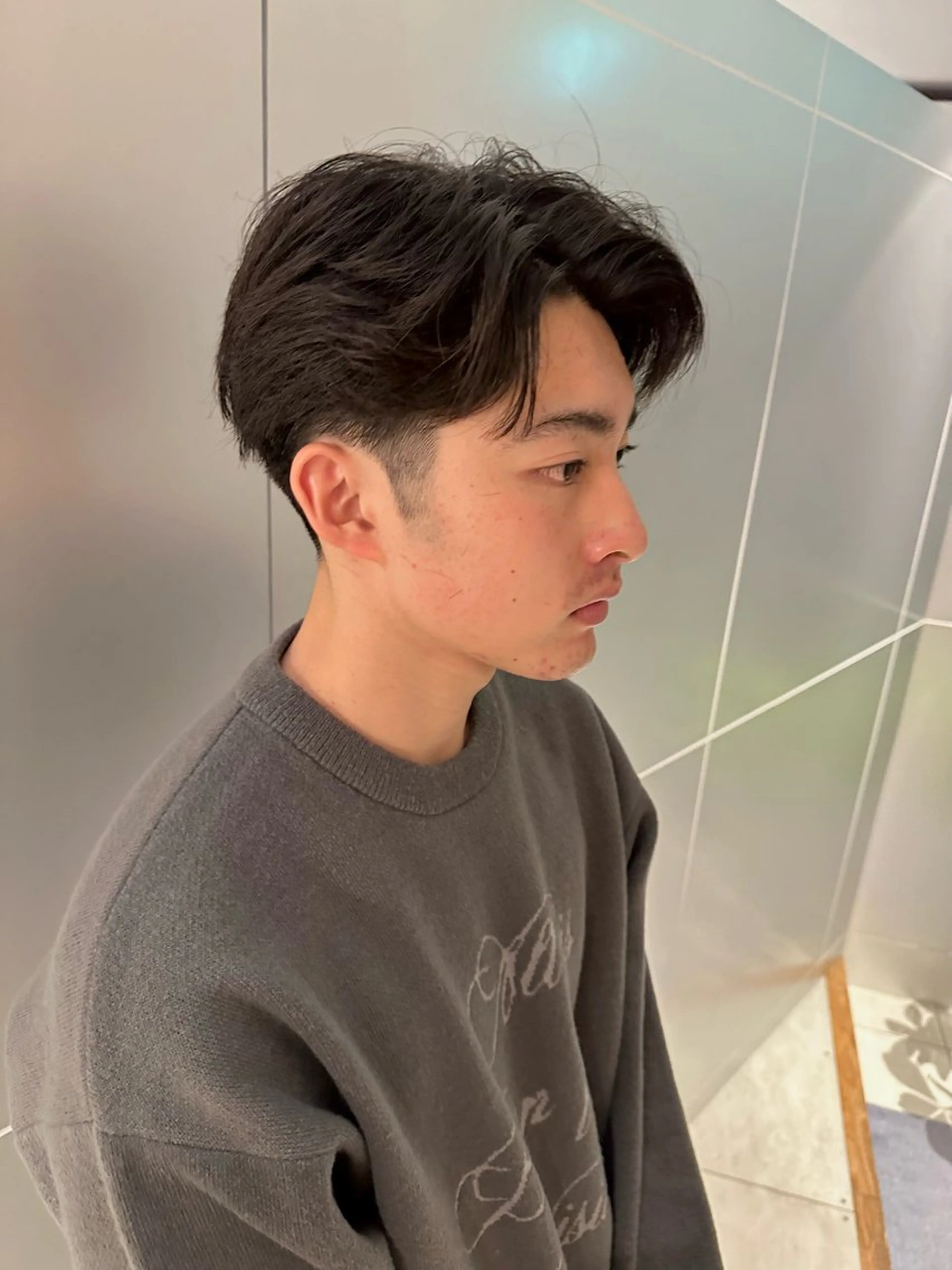 ミディアム メンズ メンズパーマ達人/ フェード/イツキのヘアスタイル