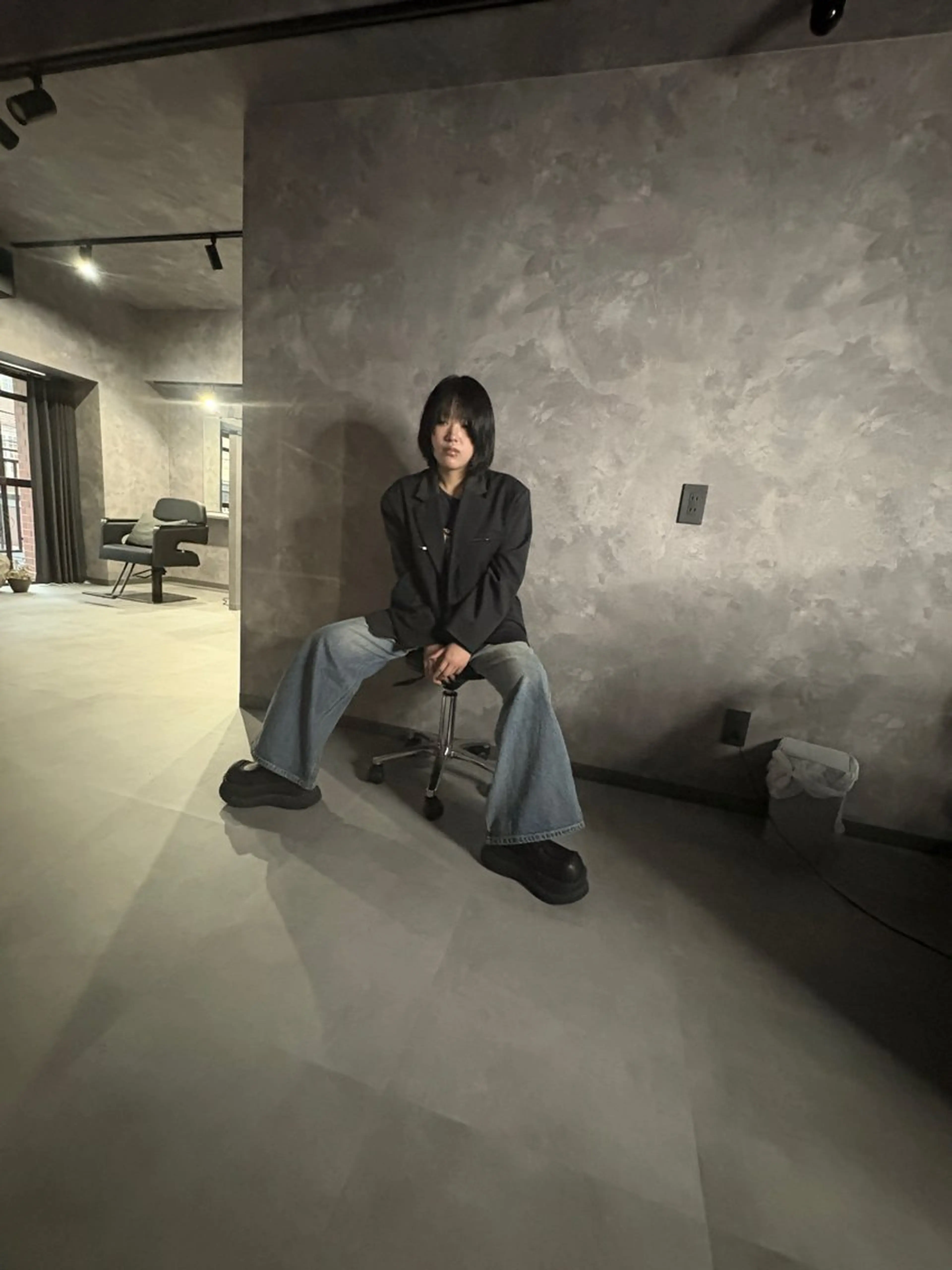 ショート カラー ブリーチ ケアブリーチ エクステ 髪質改善 ヘアカラー トリートメント nameless髪質 改善ブリーチ心斎橋のヘアスタイル