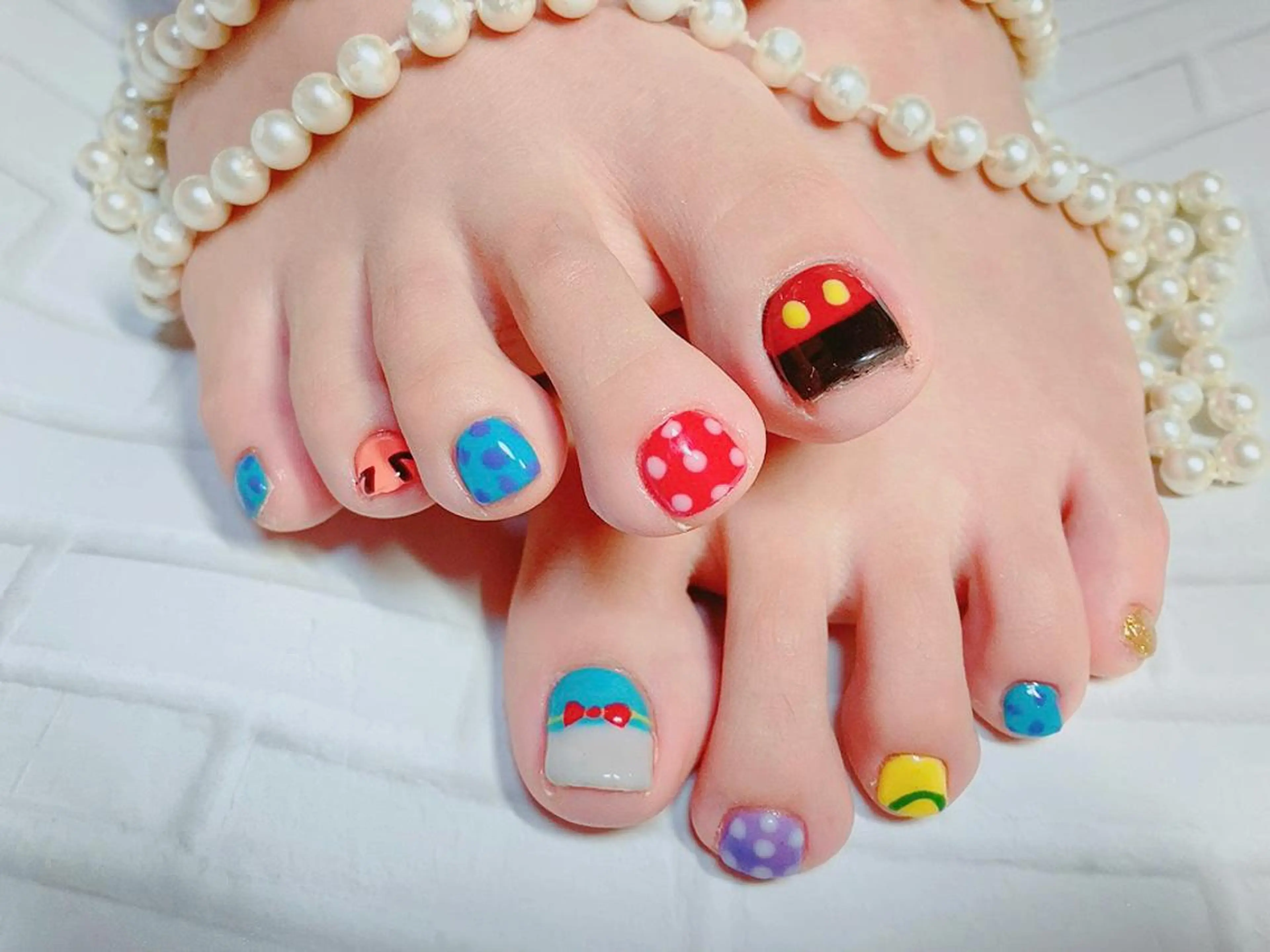 フットネイル💅✨普段ハンドが出来ない人にお勧め❤綺麗は足元から🎶の写真