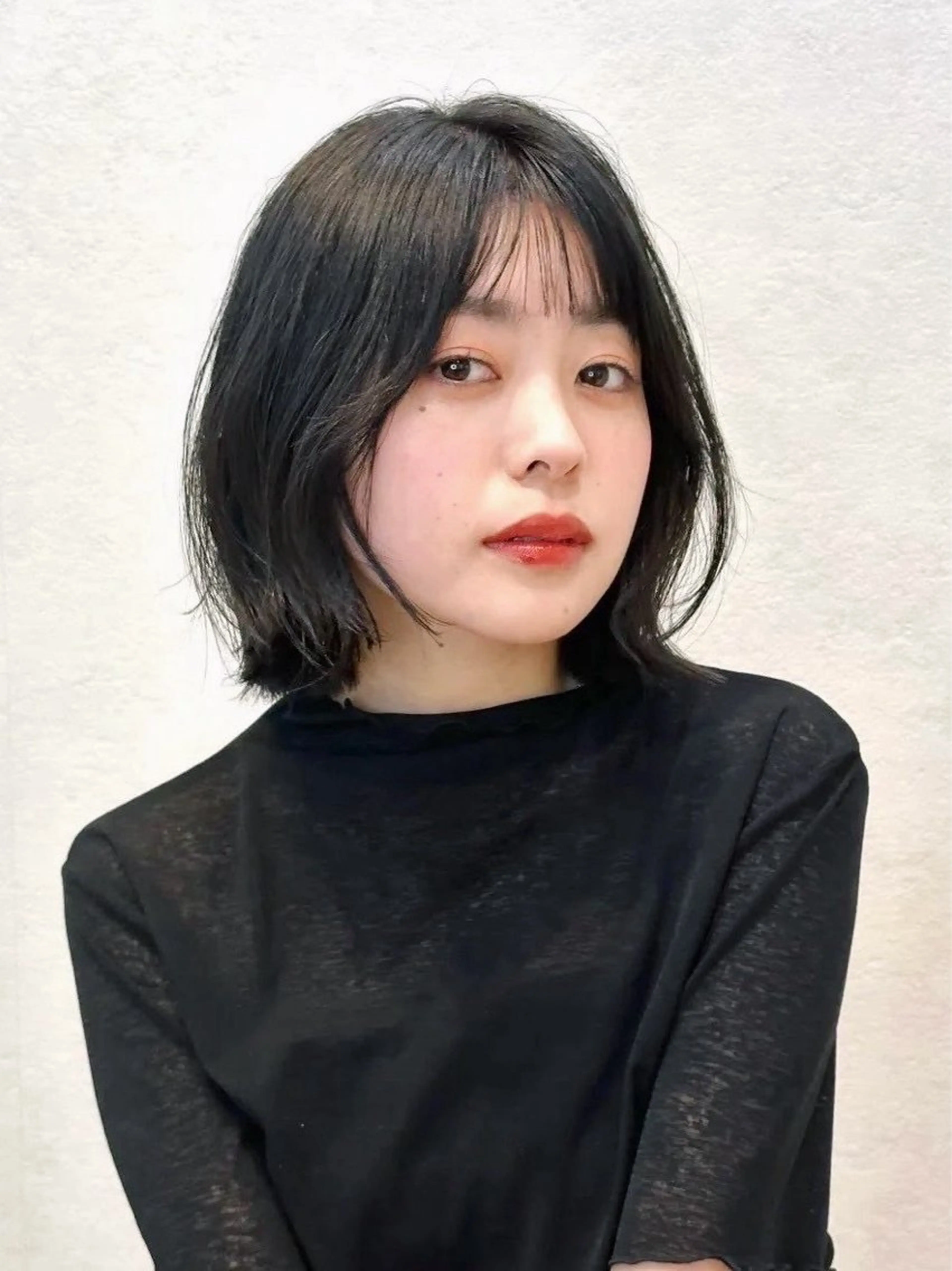 ショート カラー パーマ 🫧小顔×似合わせ× 透明感カラー🫧のヘアスタイル