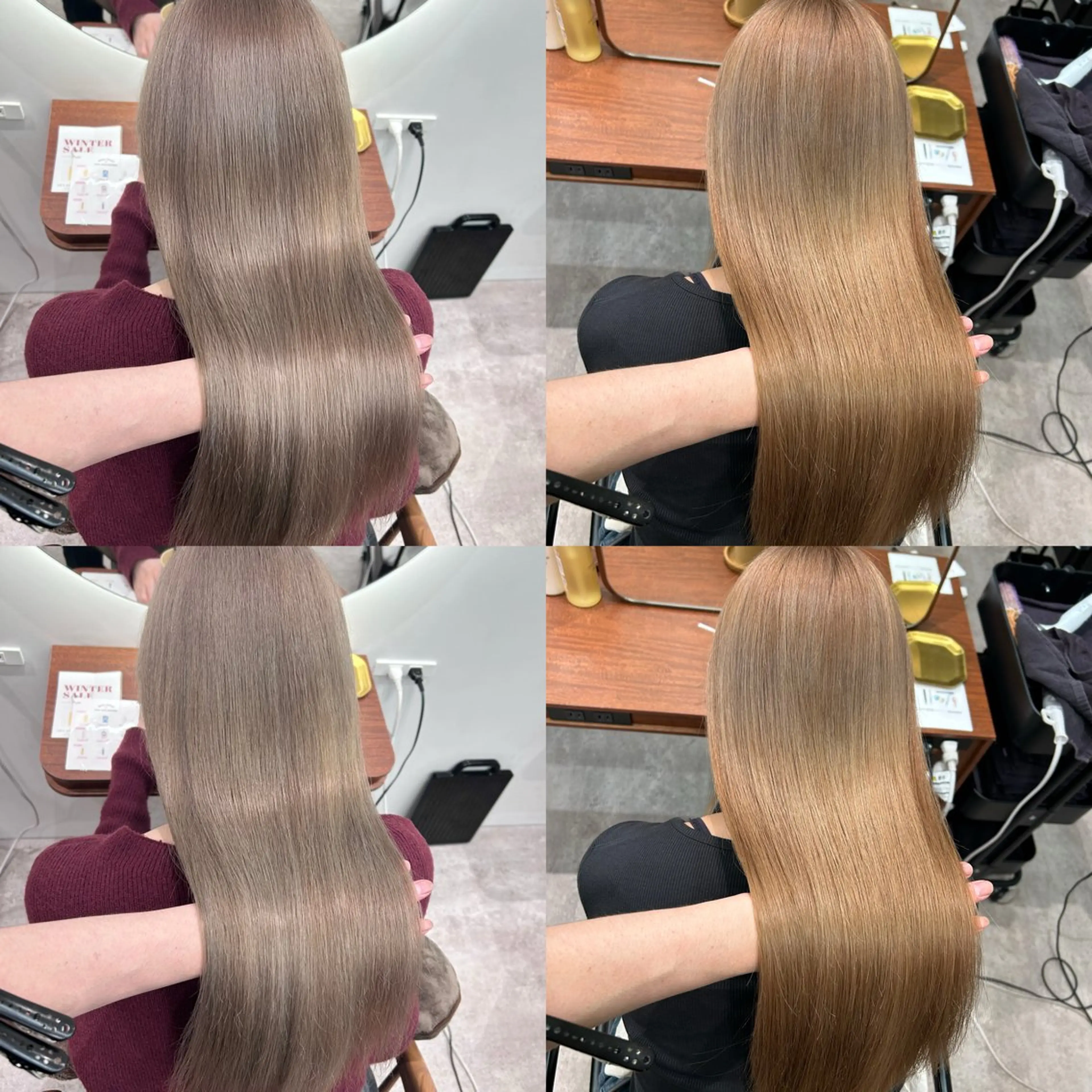 カラー 立川ブリーチ ピンク宮崎のヘアスタイル
