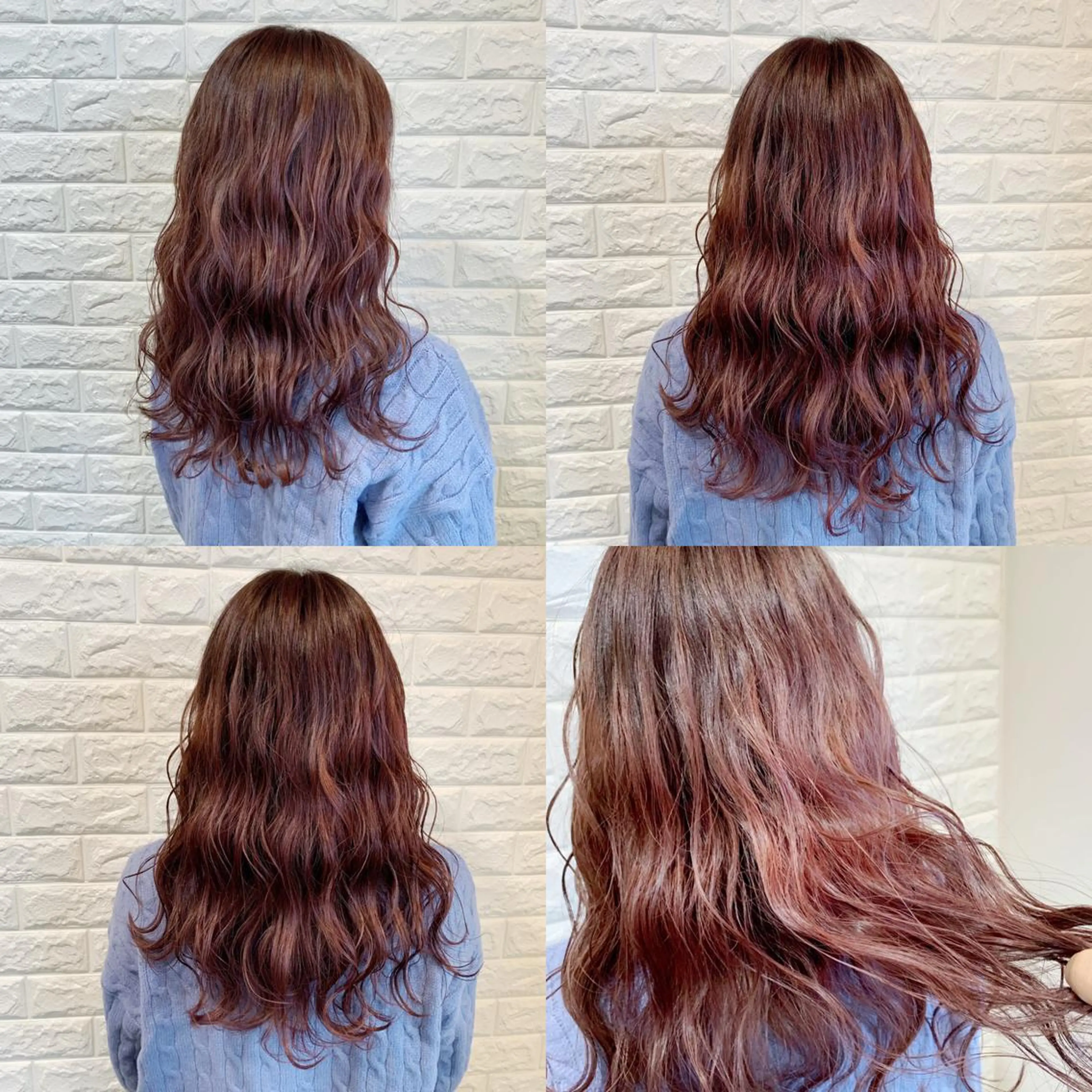 ロング カラー ヘアアレンジ ピンクカラー バイオレットカラー 🌿‬ ܸAir 透明感🌱西村知佳のヘアスタイル