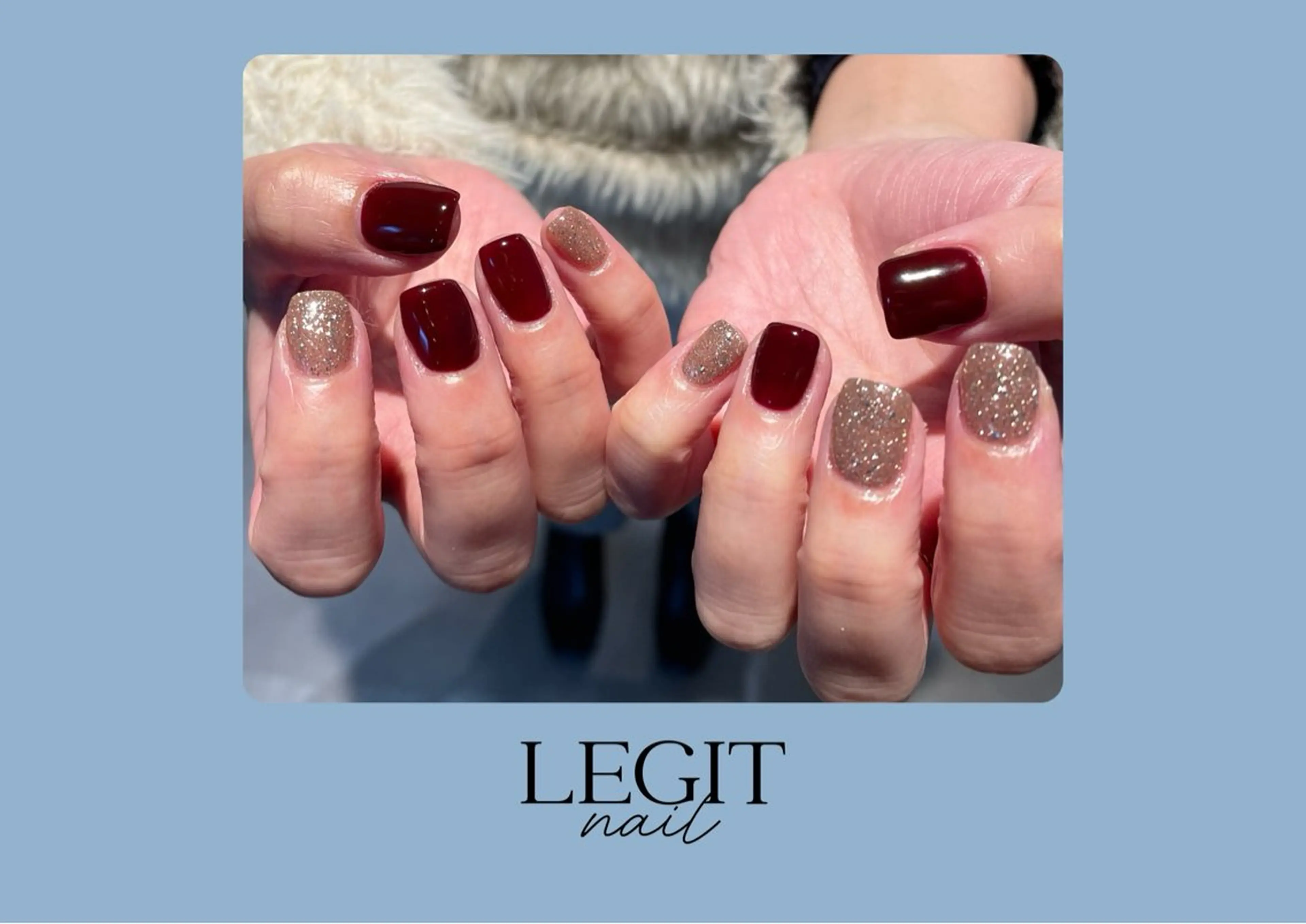 ネイル ハンドネイル LEGIT nail所属・LEGIT nail AKARIのネイルデザイン