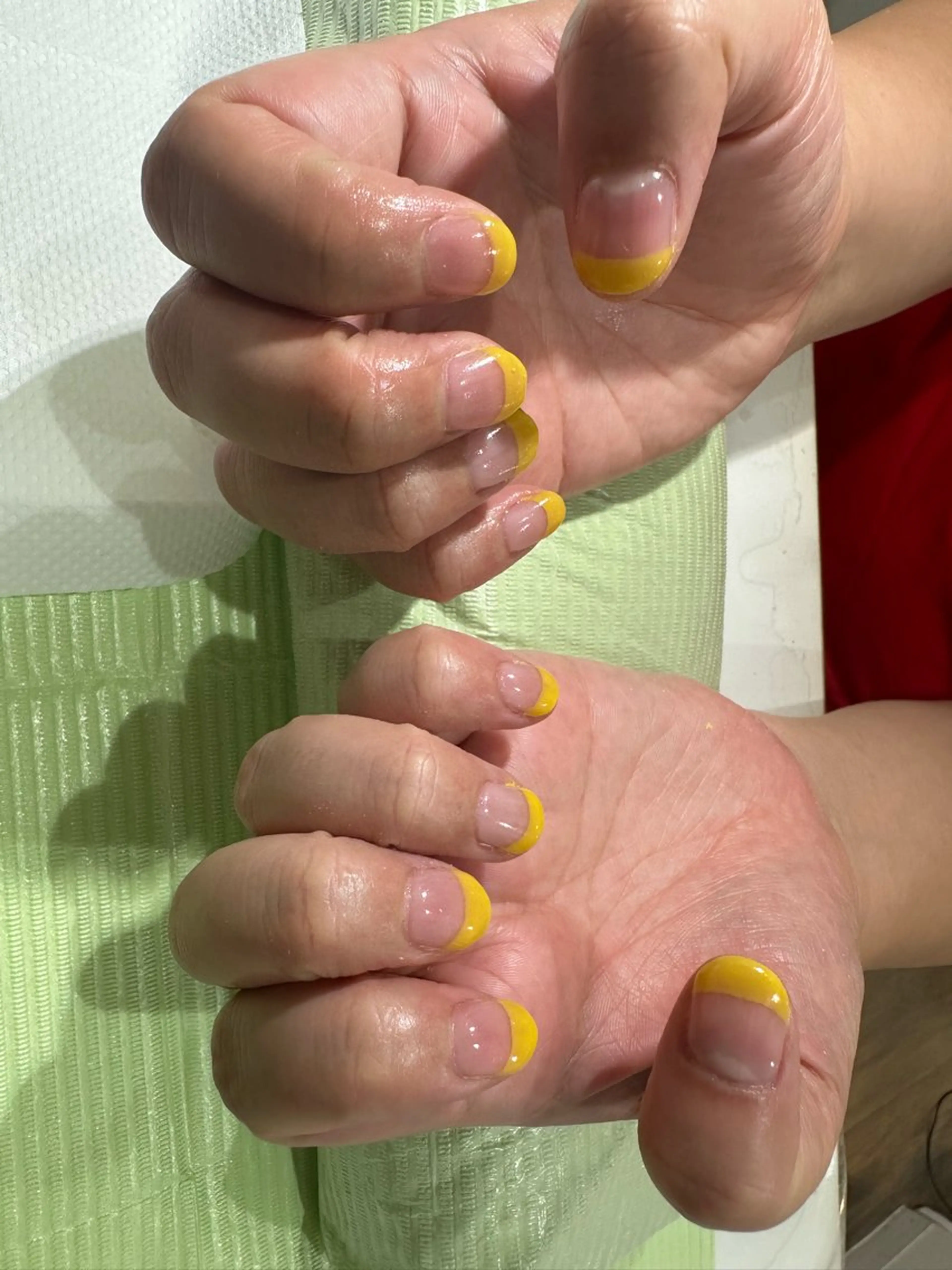 ネイル フレンチネイル ラメ(グリッター) Eyelash＆nail Buena 高円寺店所属・【Jr.ネイリスト】 💜serina💜のネイルデザイン