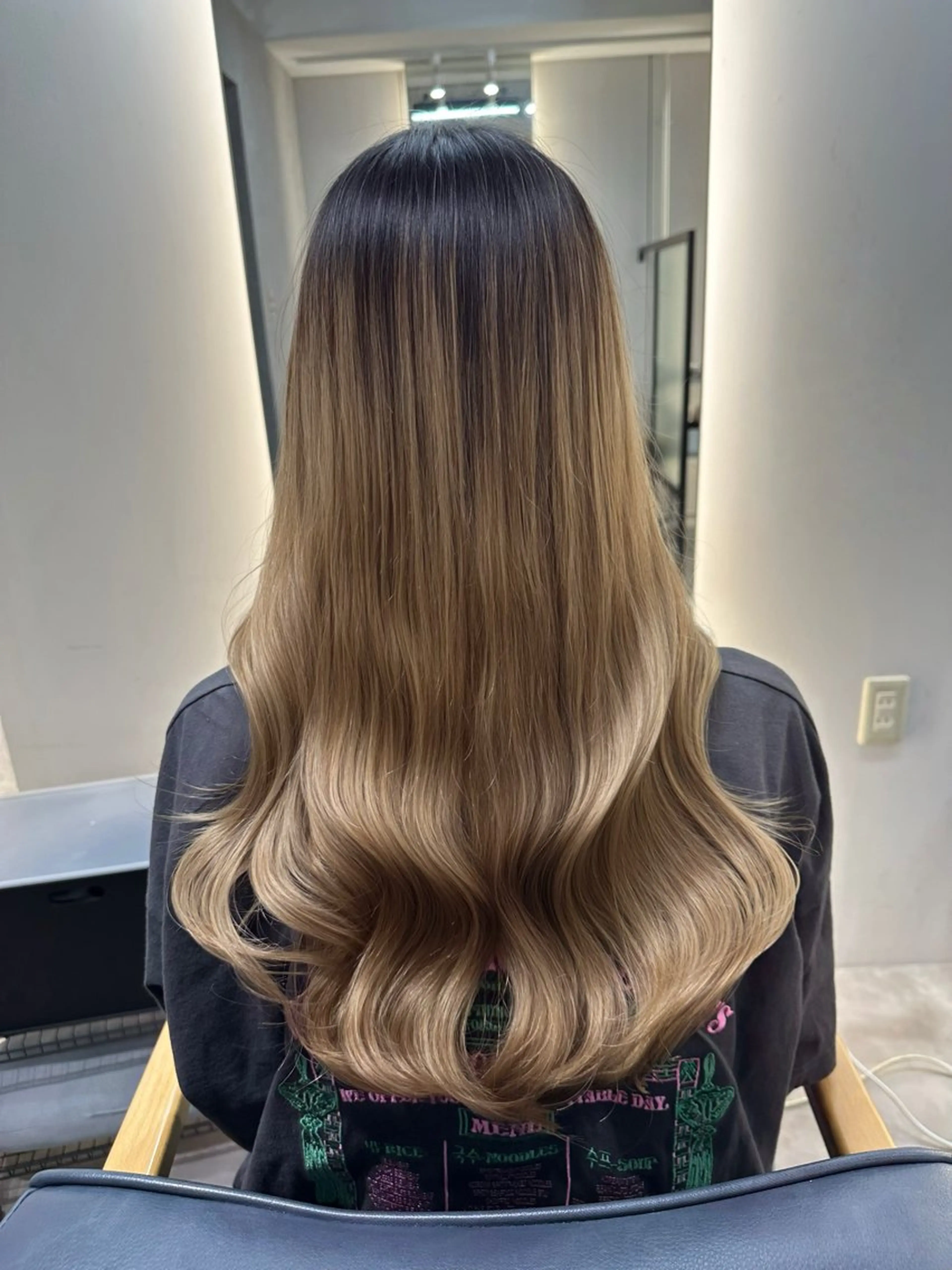 セミロング 韓国風パーマ/ 韓国ヘア/大森千寛のヘアスタイル