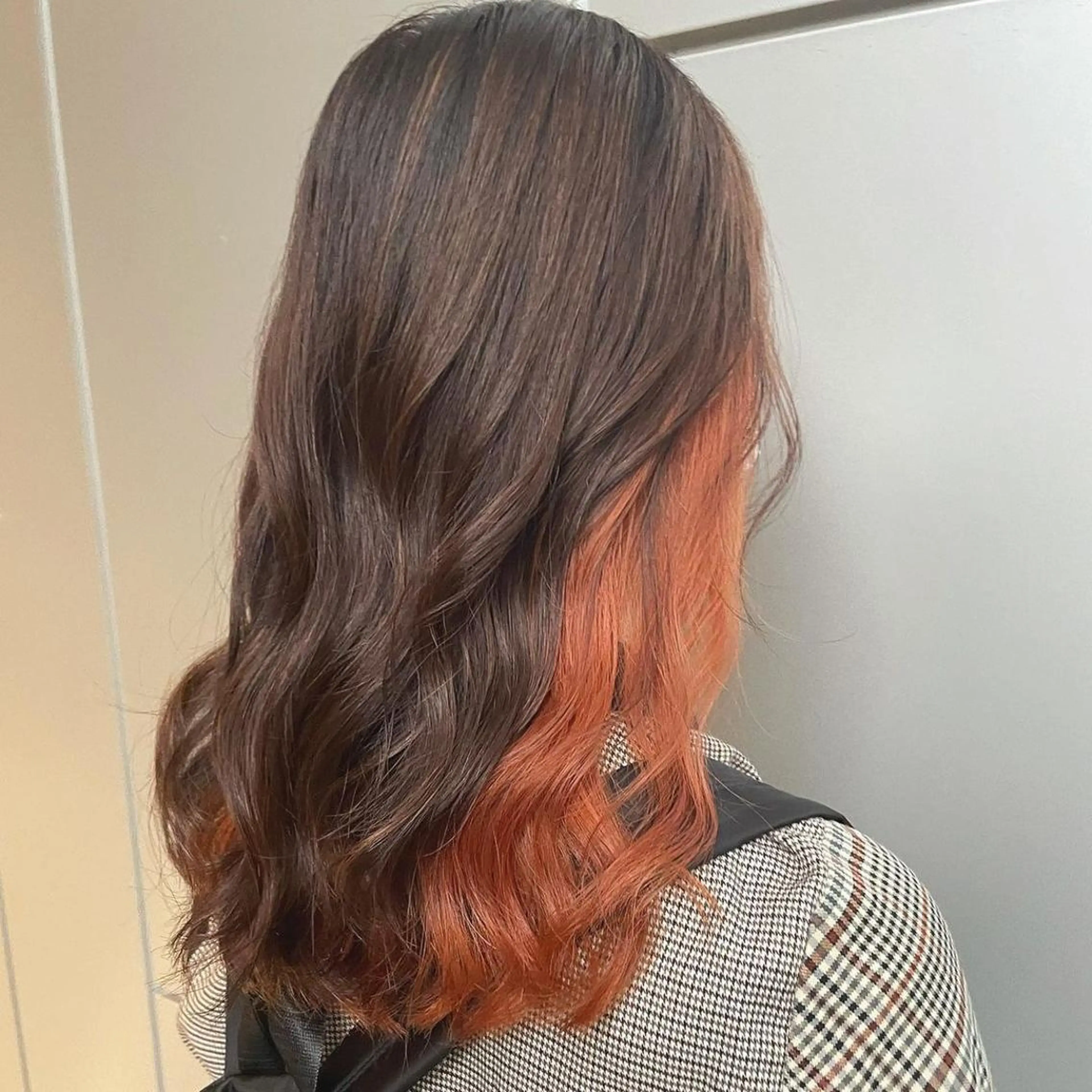 ミディアム カラー 髪質改善 Noe心斎橋店のヘアスタイル