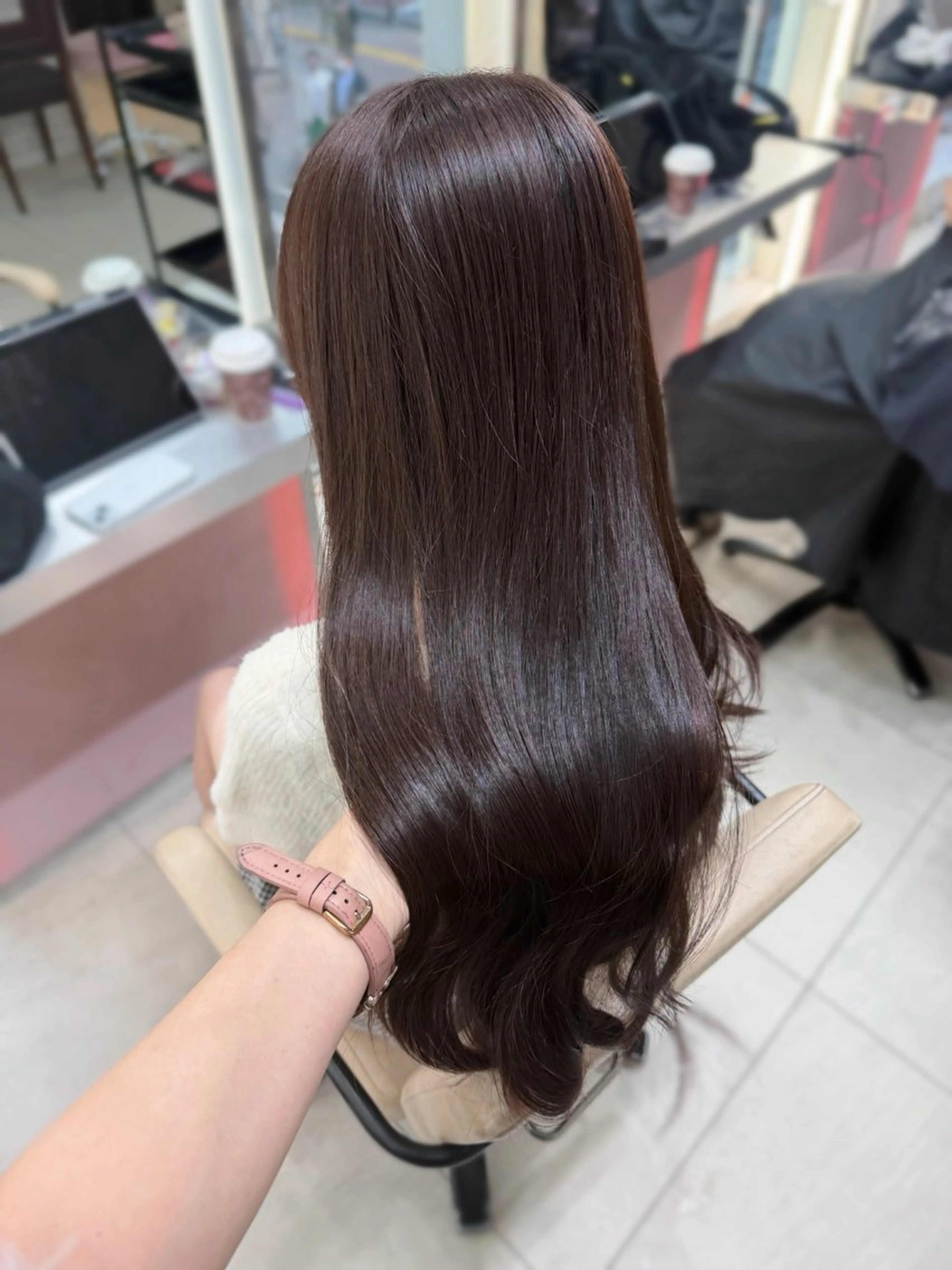 ‎𓊆 🎀綺麗に伸ばしたい方へ🎀 𓊇モテカット +プレミアムケアカラー+Aujua treatmentの写真