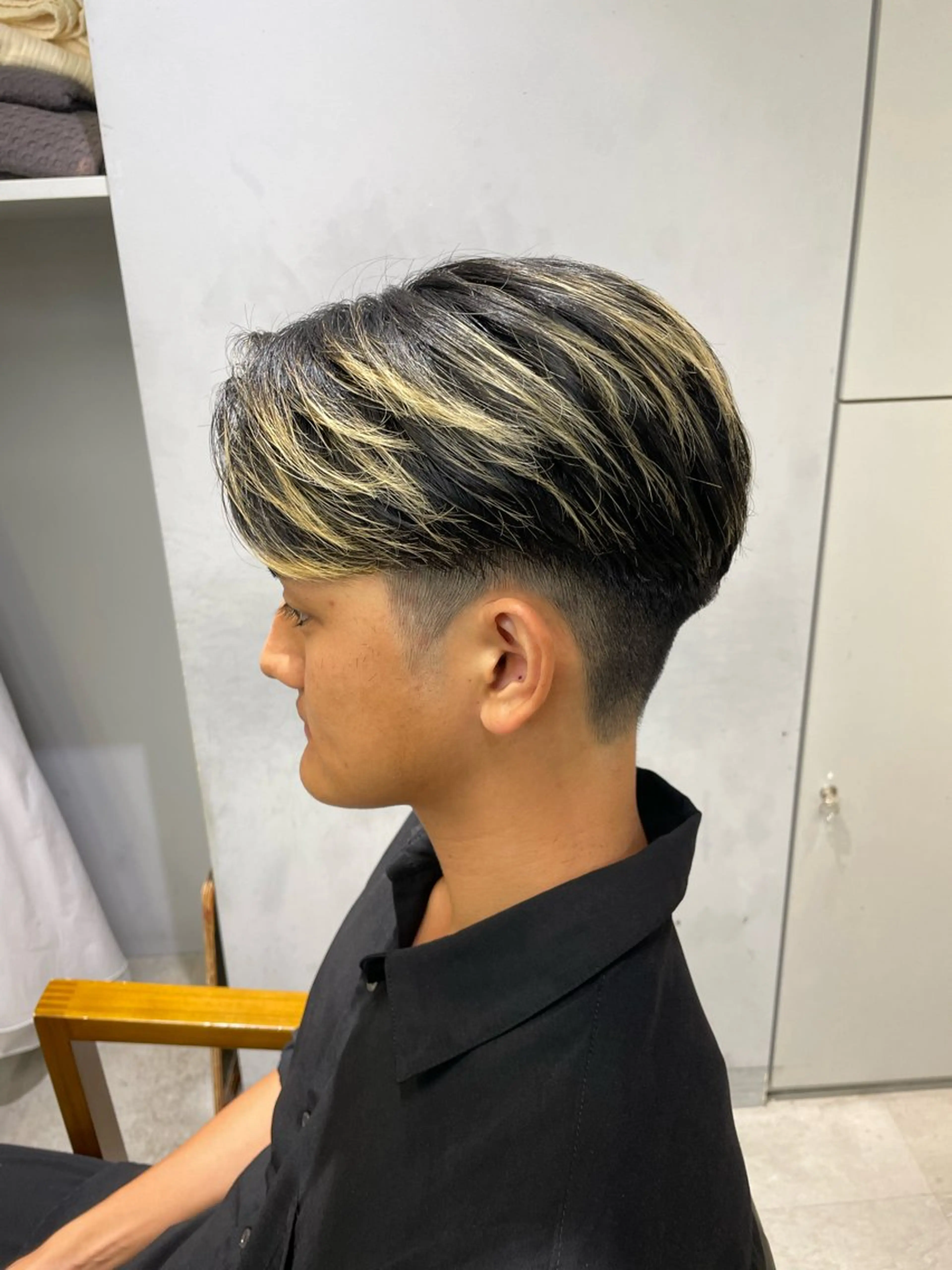 ショート メンズ カット マエダ リョウのヘアスタイル