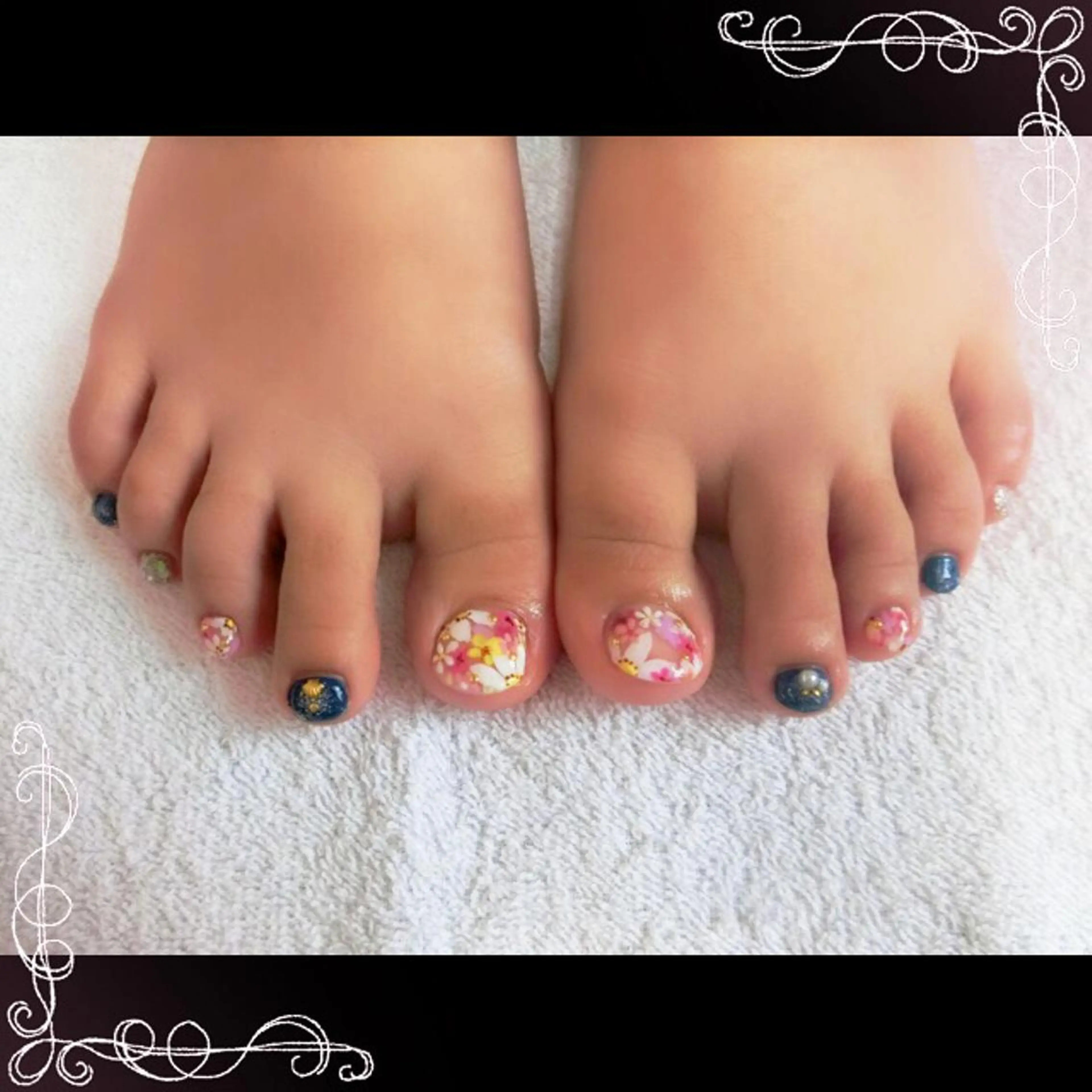 ネイル フラワーネイル Era nailのネイルデザイン