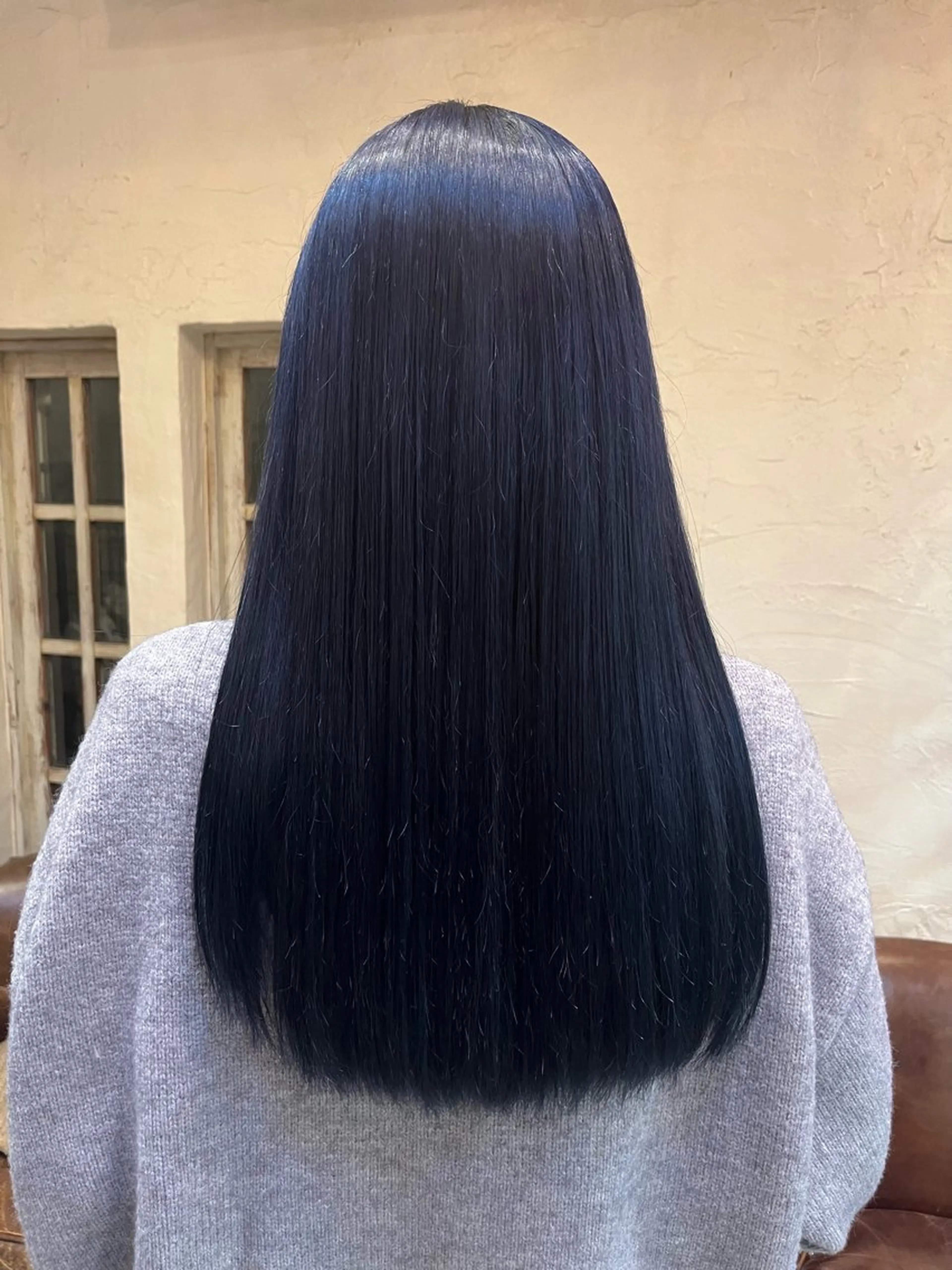 ロング カラー ブルーカラー rise /メンズカットのヘアスタイル