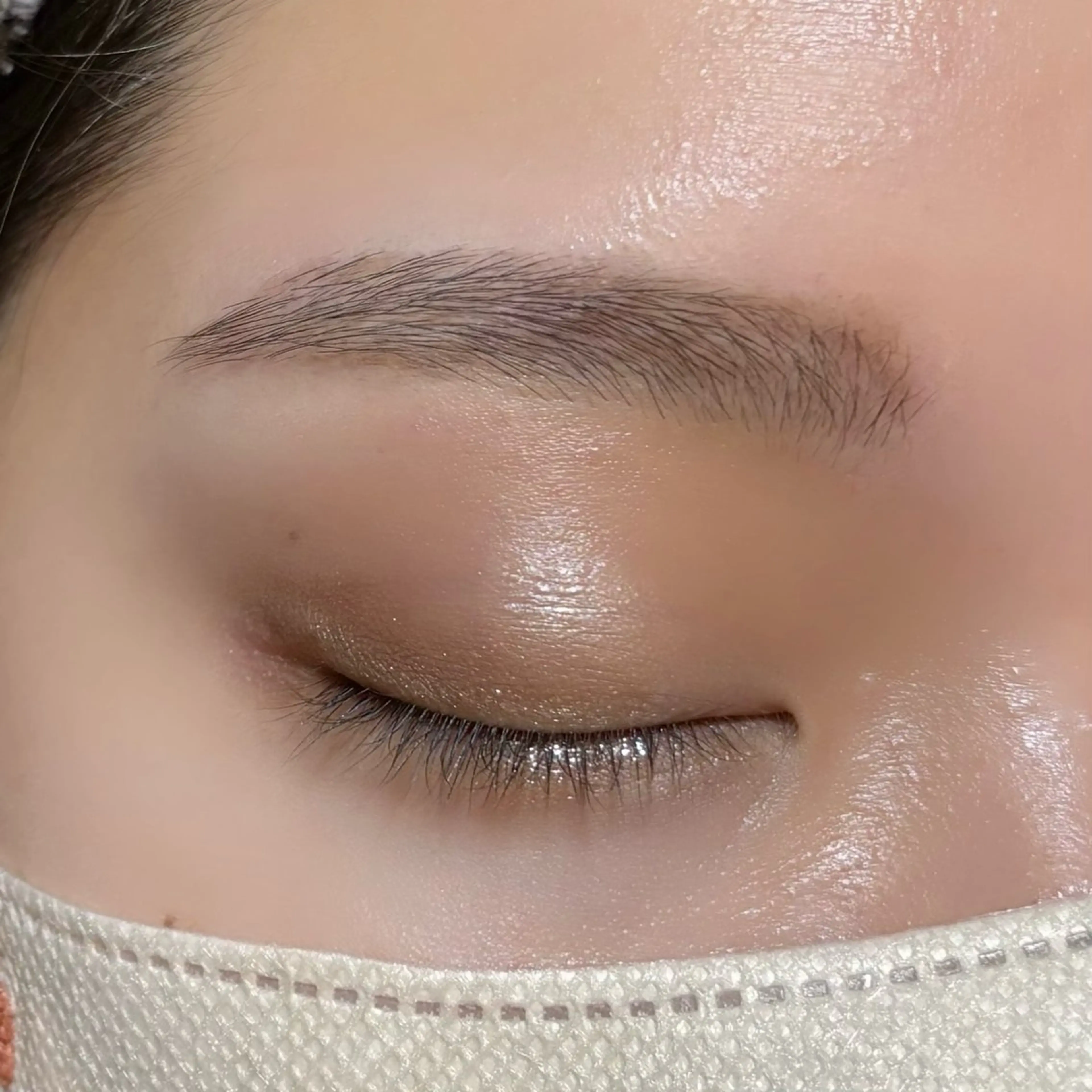 アイブロウ ワックス脱毛 眉カット meguru／マツパ ／マツエク／束感のマツエク・マツパデザイン