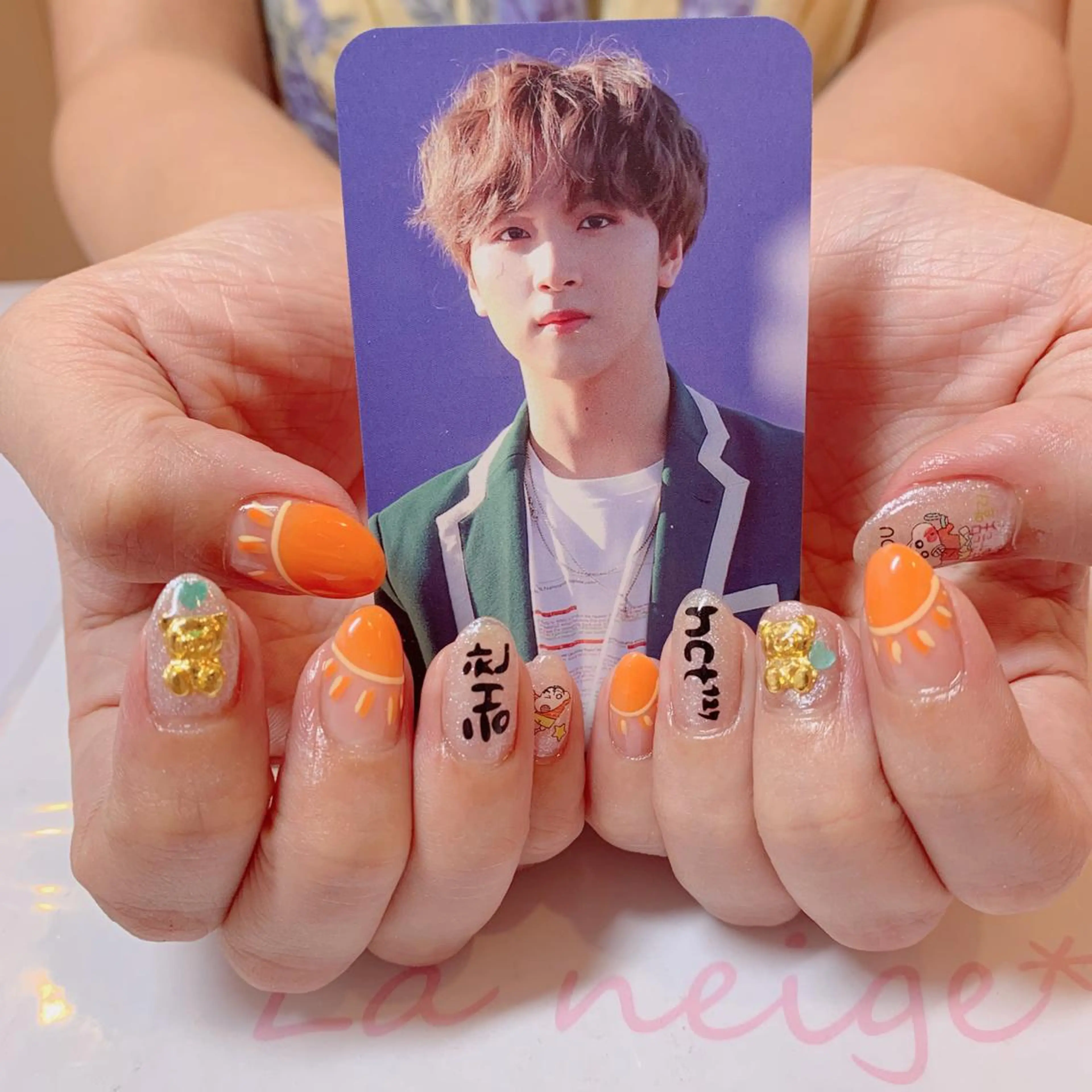 ネイル La neige* yuki 🥯🍑のネイルデザイン