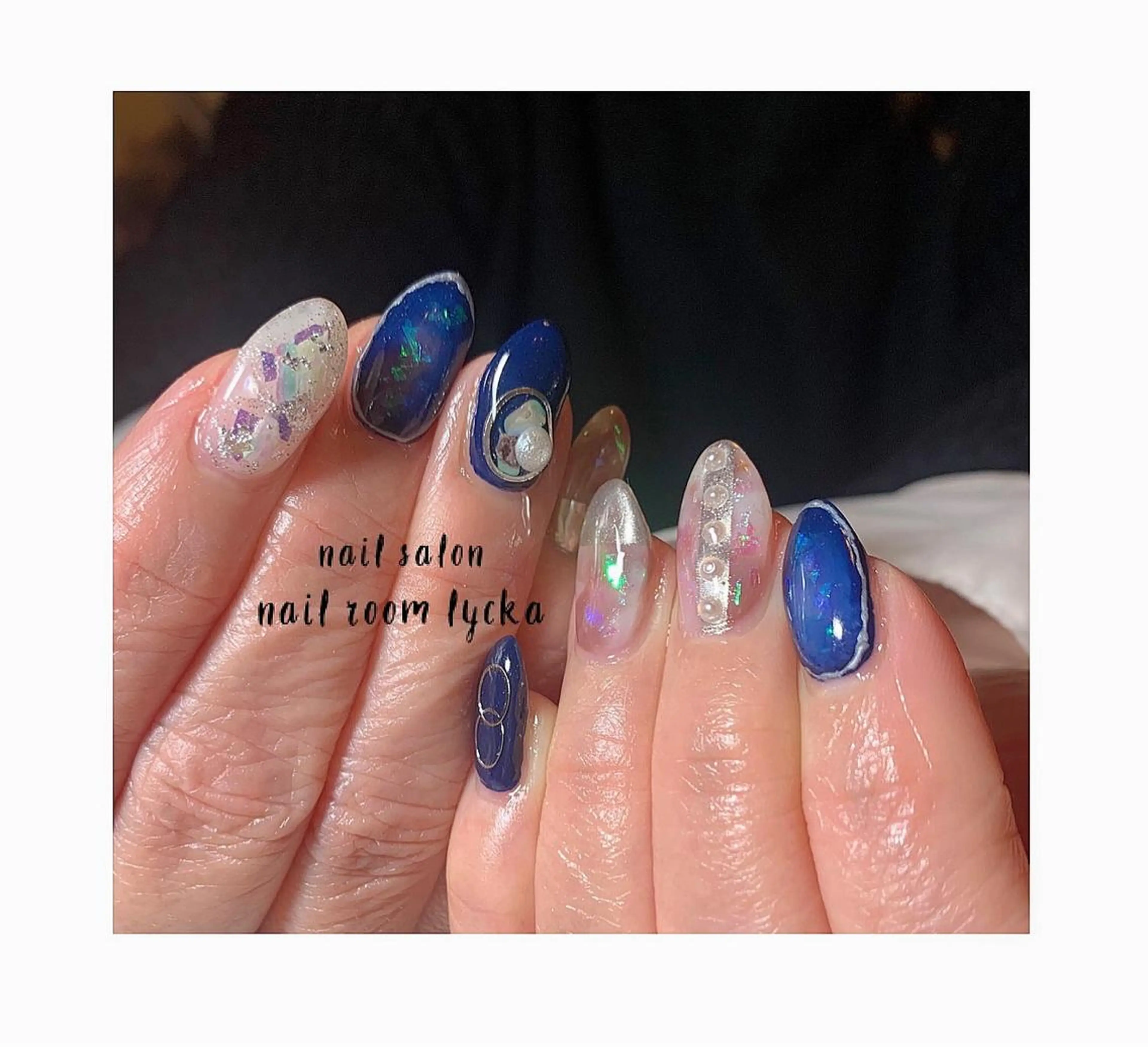 ネイル ジェルネイル パラジェル 冬ネイル ﾈｲﾙﾙｰﾑﾘｯｶ 𝐦𝐚𝐲𝐮のネイルデザイン