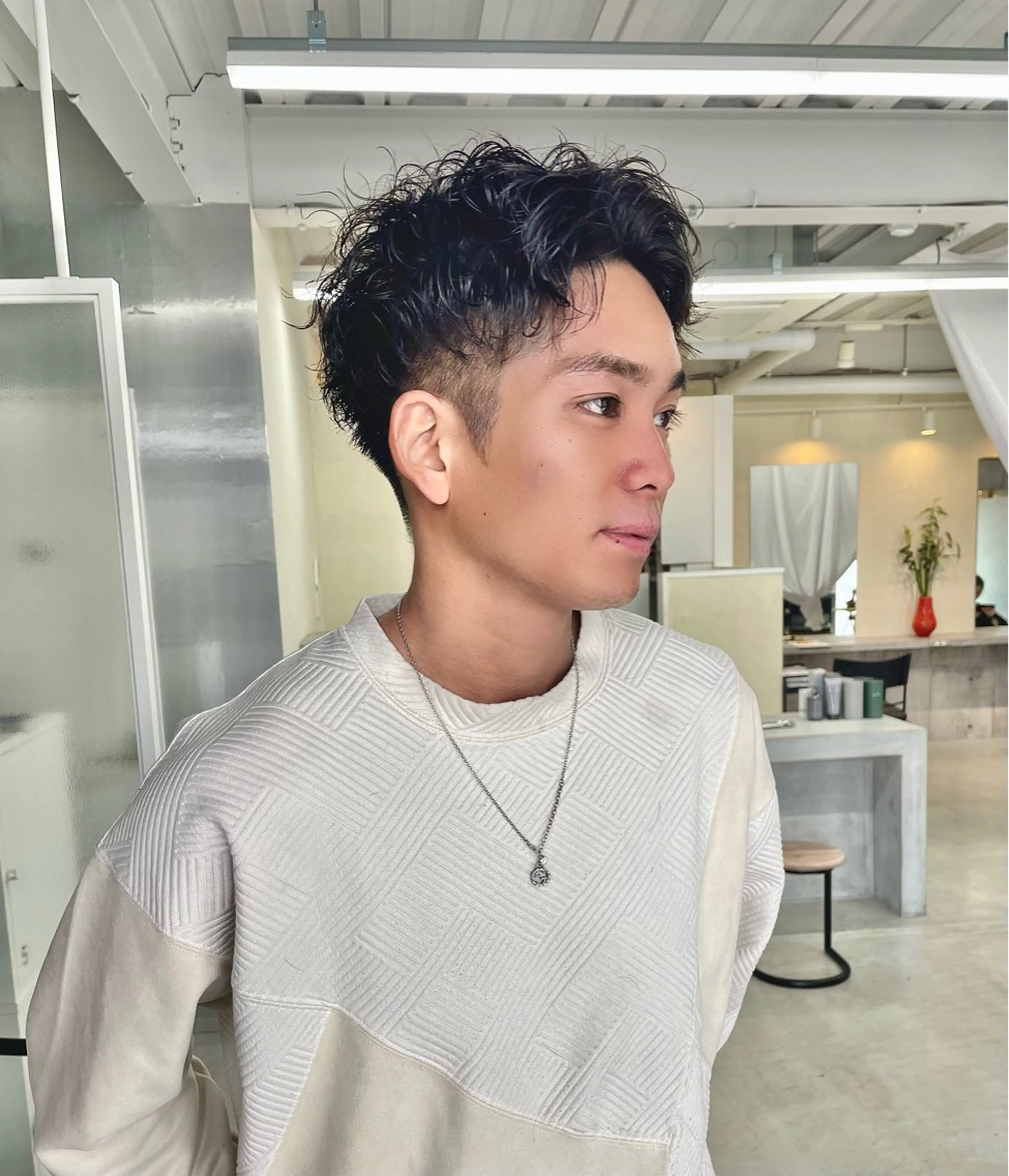 パーマ メンズ メンズパーマ 錦 茉李 @lm.mari03のヘアスタイル