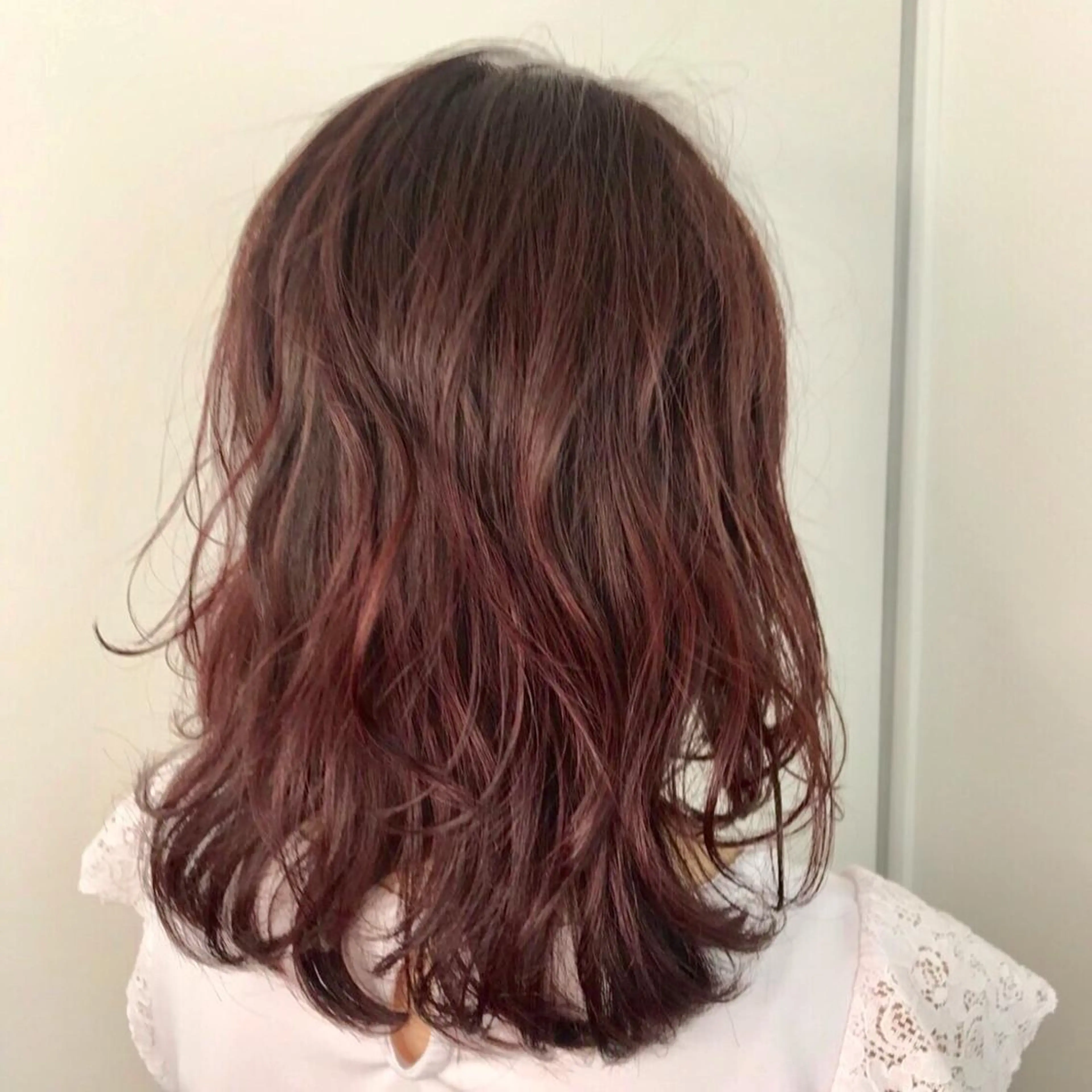 ミディアム カラー 酸性ストレート/ブリ ーチなし/中村 匠のヘアスタイル