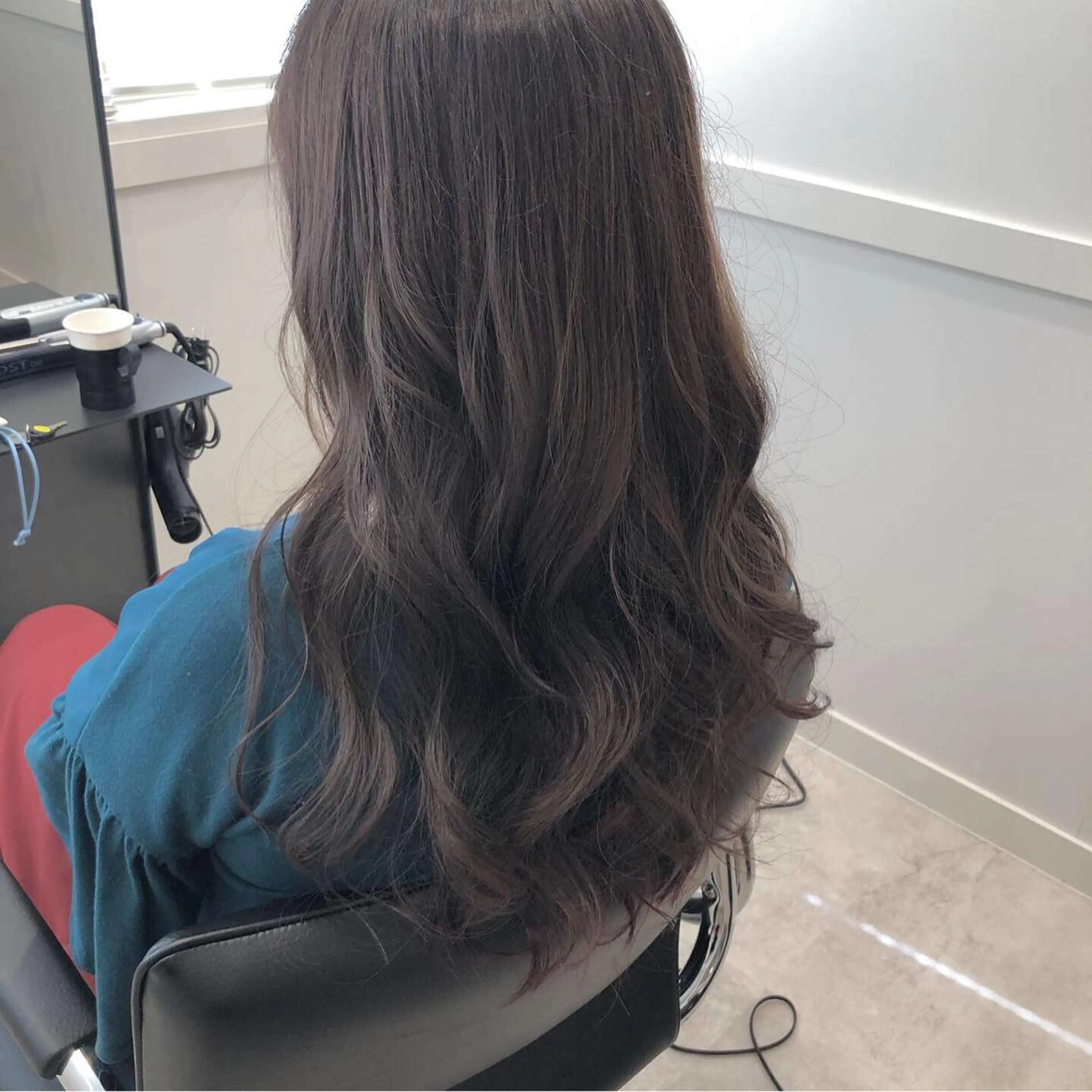 ロング カラー ヘアアレンジ GO TODAY SHAiRE SALON原宿Stella店所属・GO TODAY シェアサロンのヘアスタイル