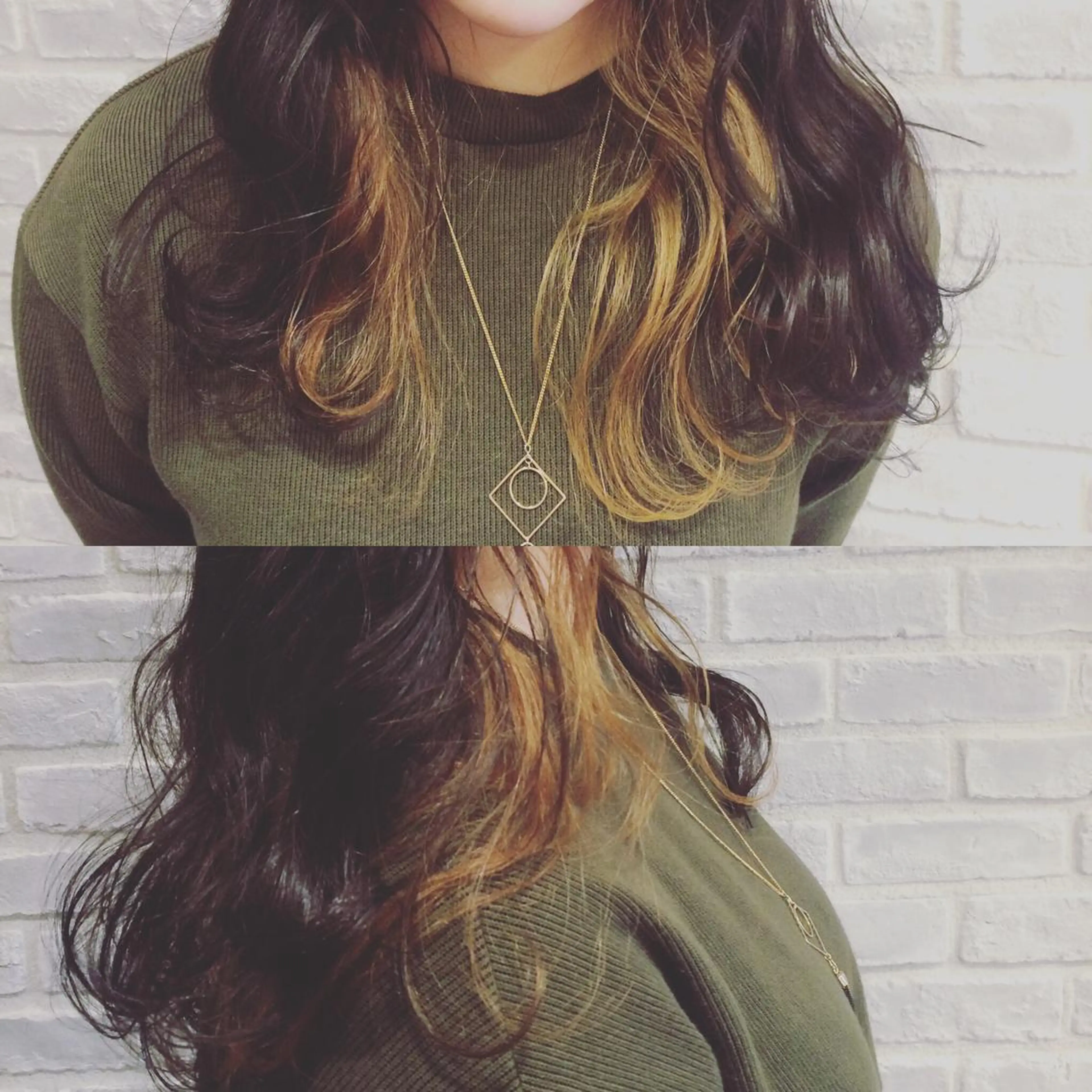 ロング 藤井 菜緒のヘアスタイル