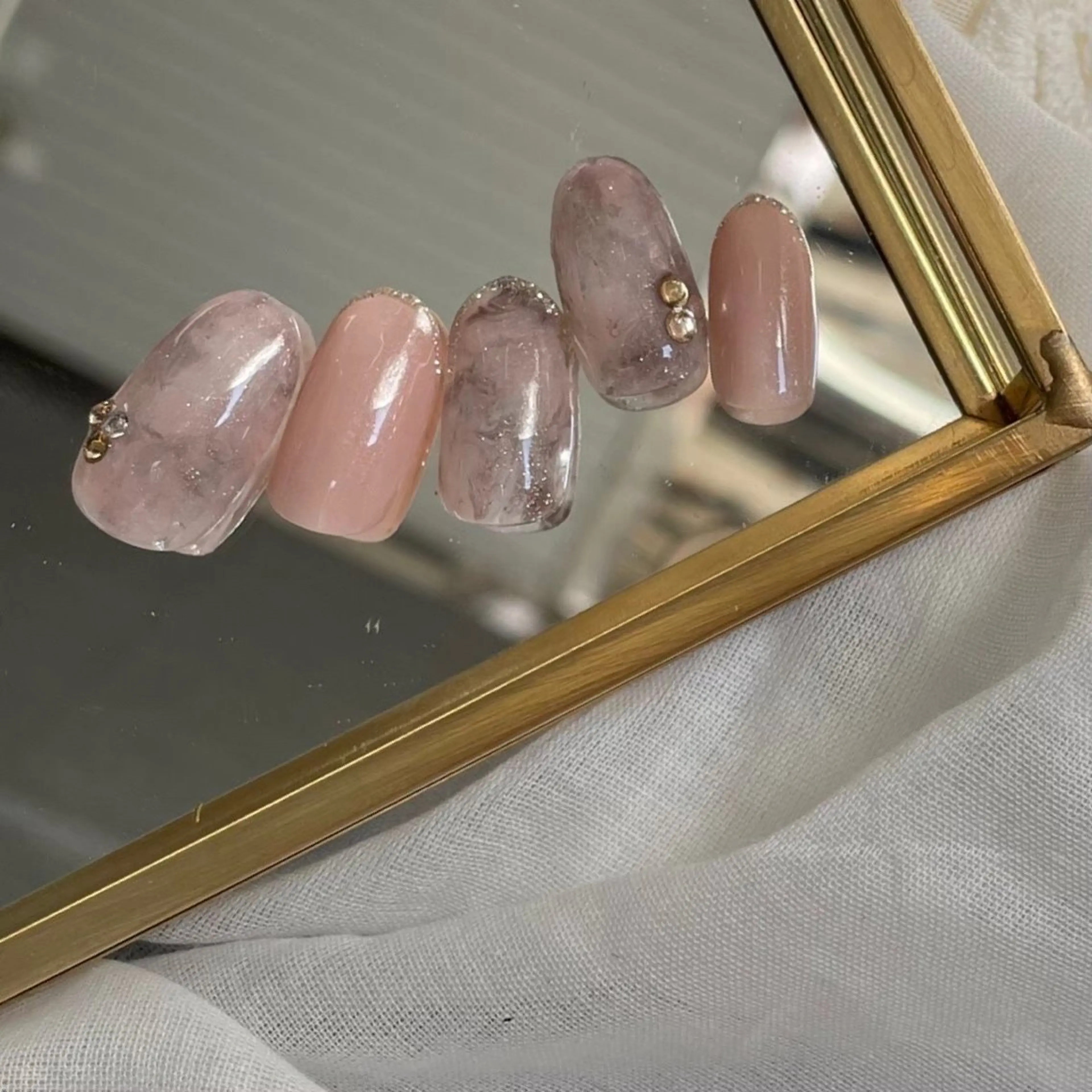 ネイル アートネイル ネイルチップ ⭐︎休業中の練習⭐︎ JNA認定講師髙橋のネイルデザイン