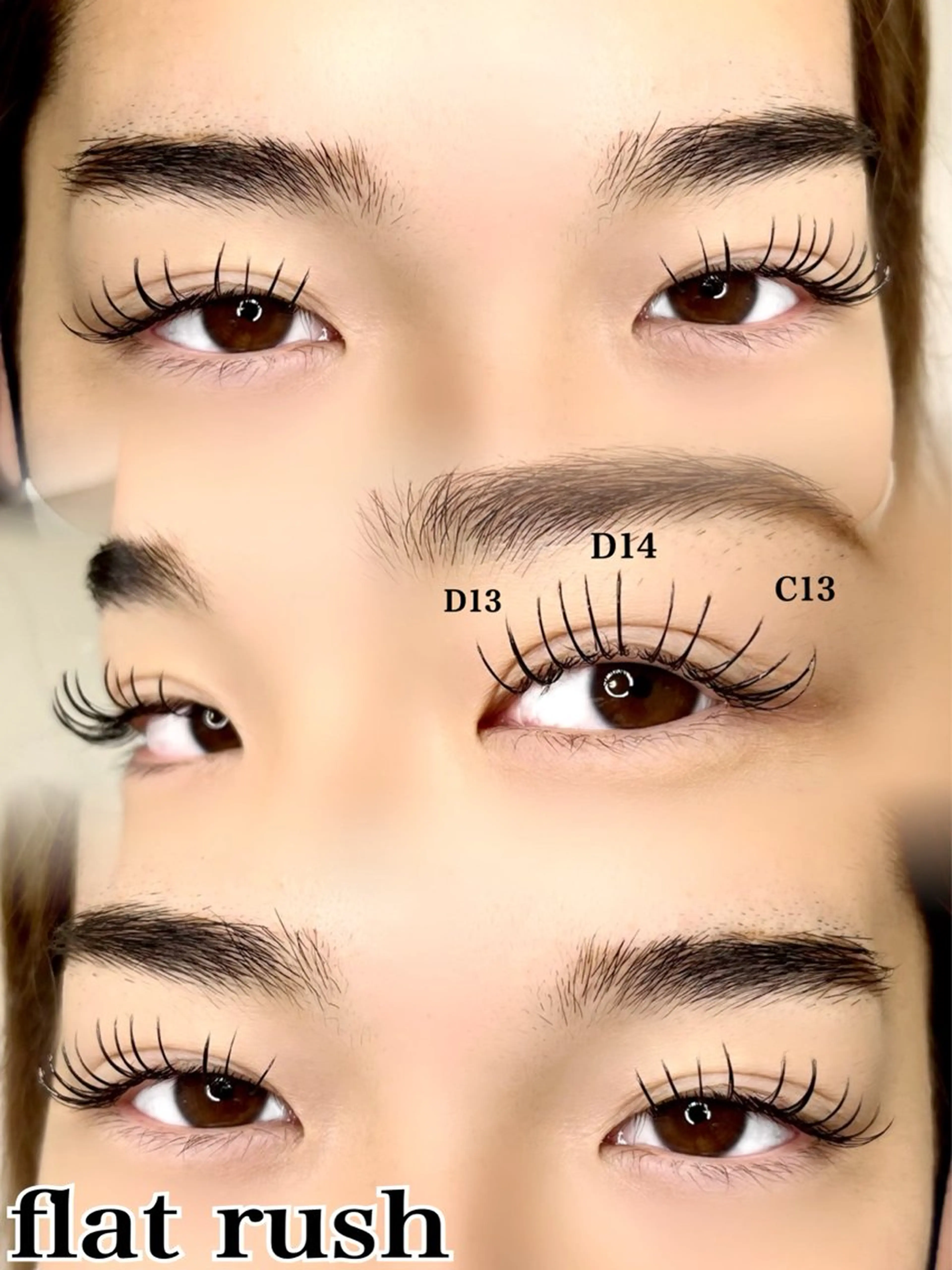 マツエク・マツパ フラットラッシュ BELL eye＆beautyのマツエク・マツパデザイン