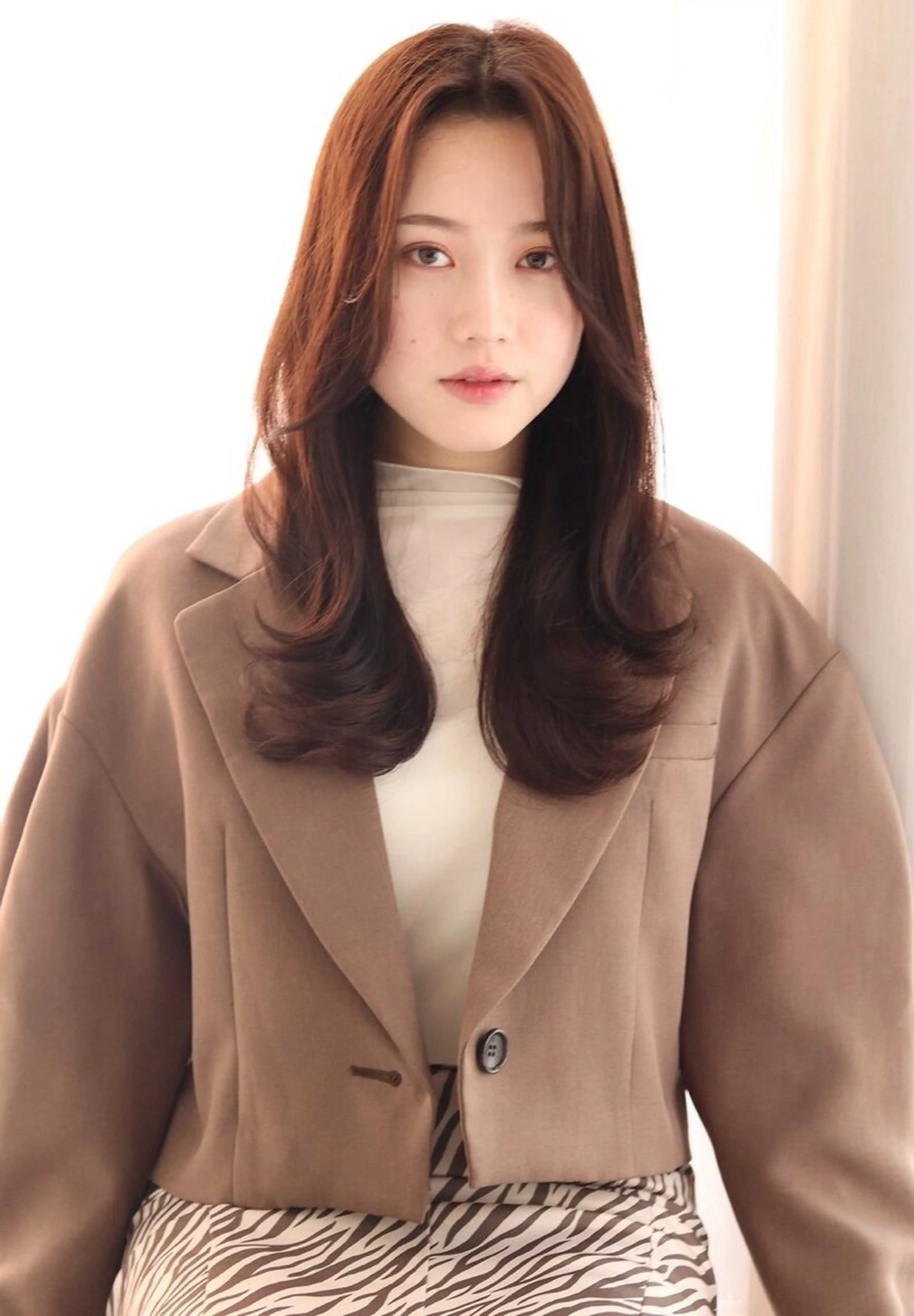 ロング 荻原 心愛のヘアスタイル