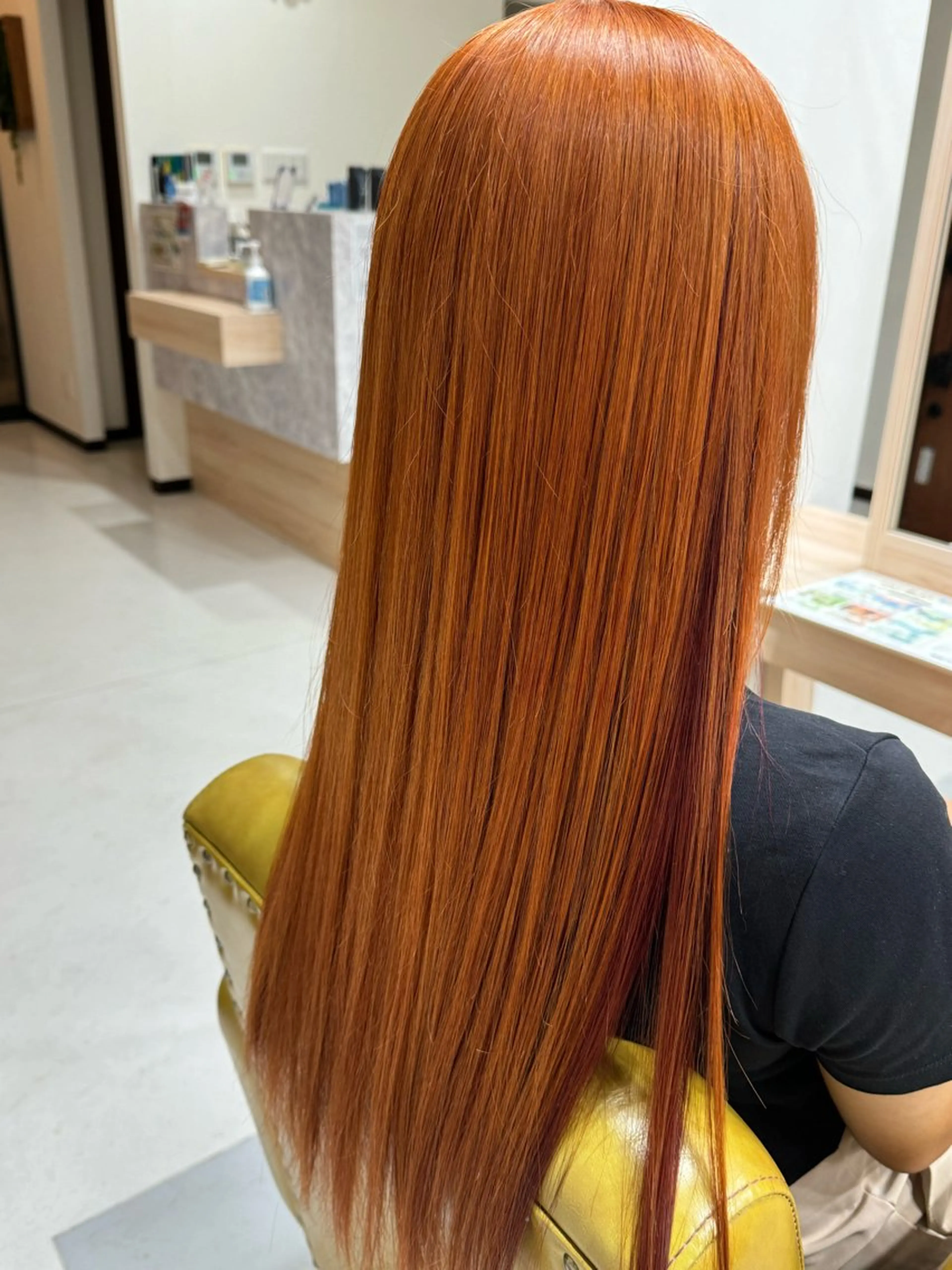 ロング カラー 大内 カオリのヘアスタイル